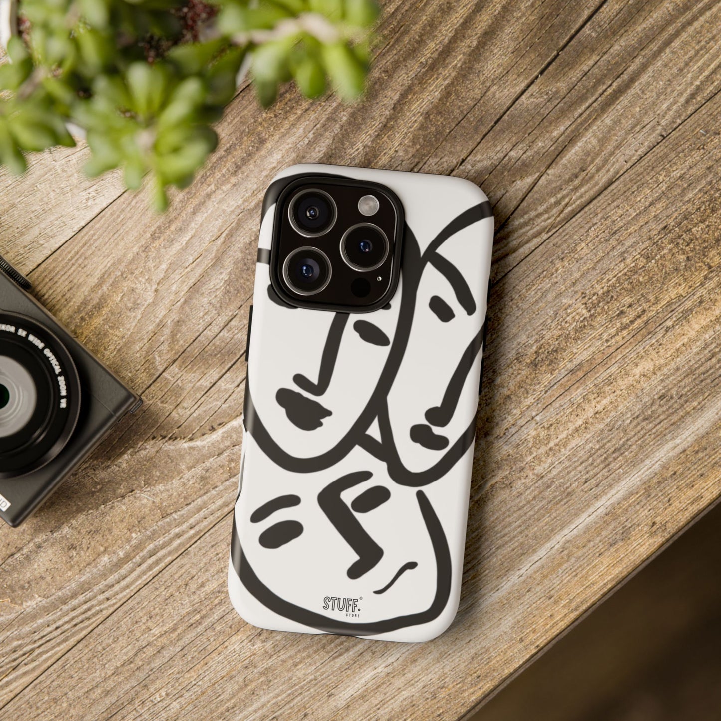 Les Trois Visages | Coque résistante double protection — inspiration Matisse