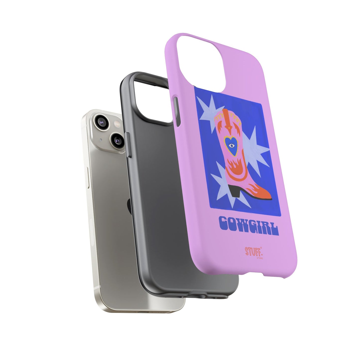 Cowgirl Case | Cose résistante double protection avec Design Western