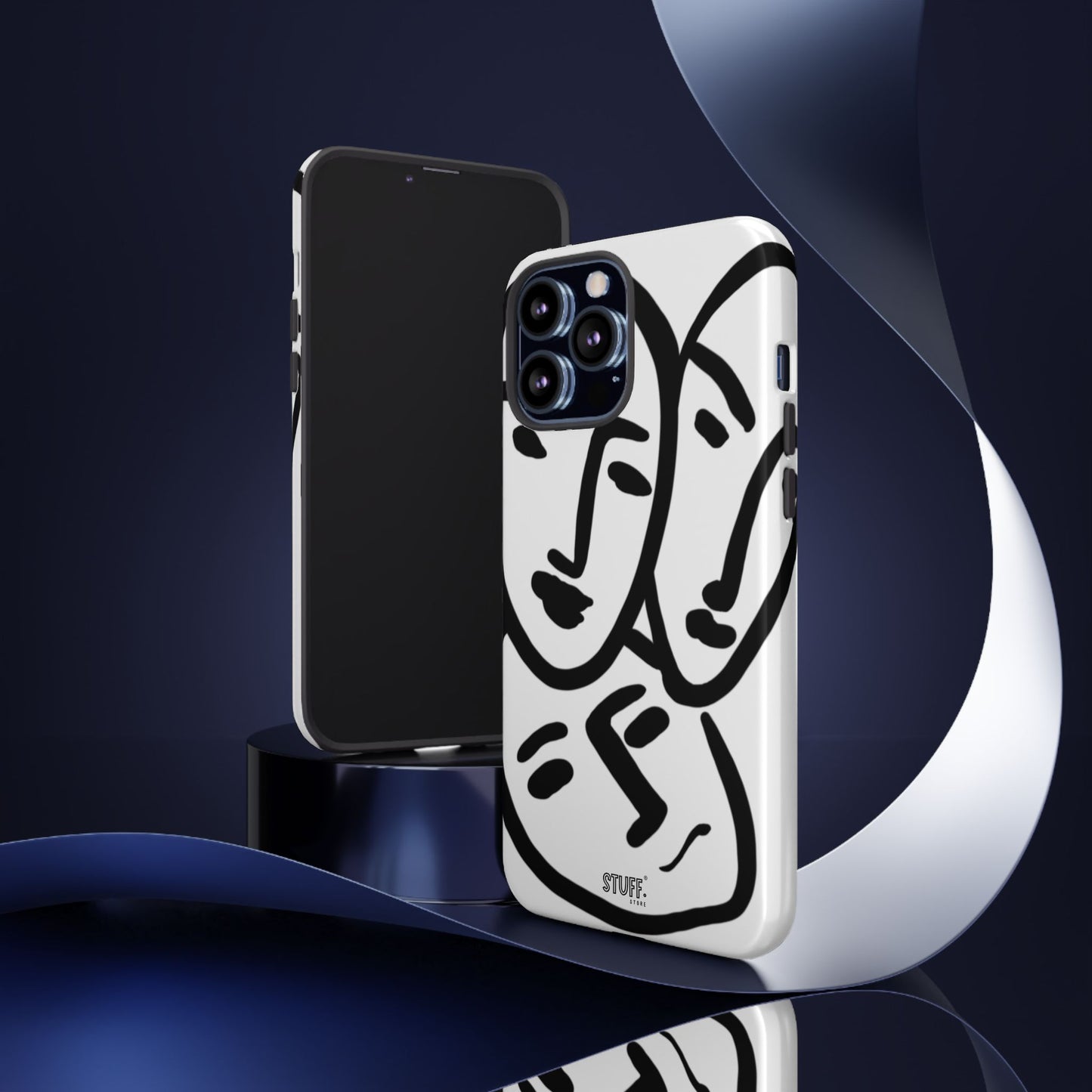 Les Trois Visages | Coque résistante double protection — inspiration Matisse