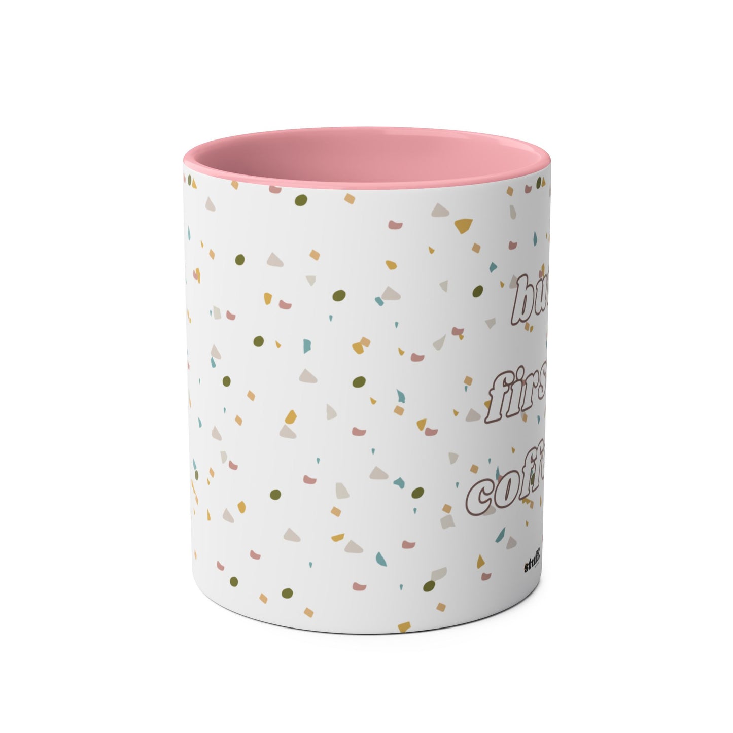 but first, coffee two-tone coffee mug