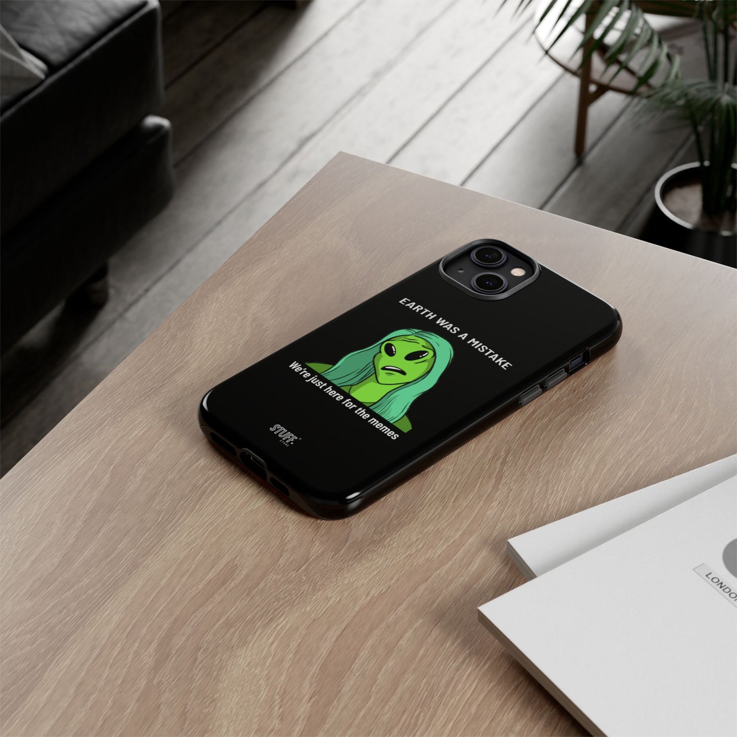 Meme Liking Alien Case | Coque résistante double protection pour les amateurs de Pop Culture