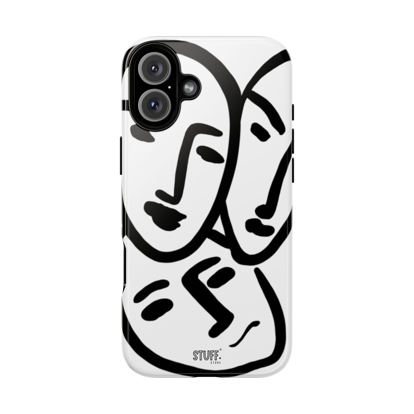 Les Trois Visages | Coque résistante double protection — inspiration Matisse
