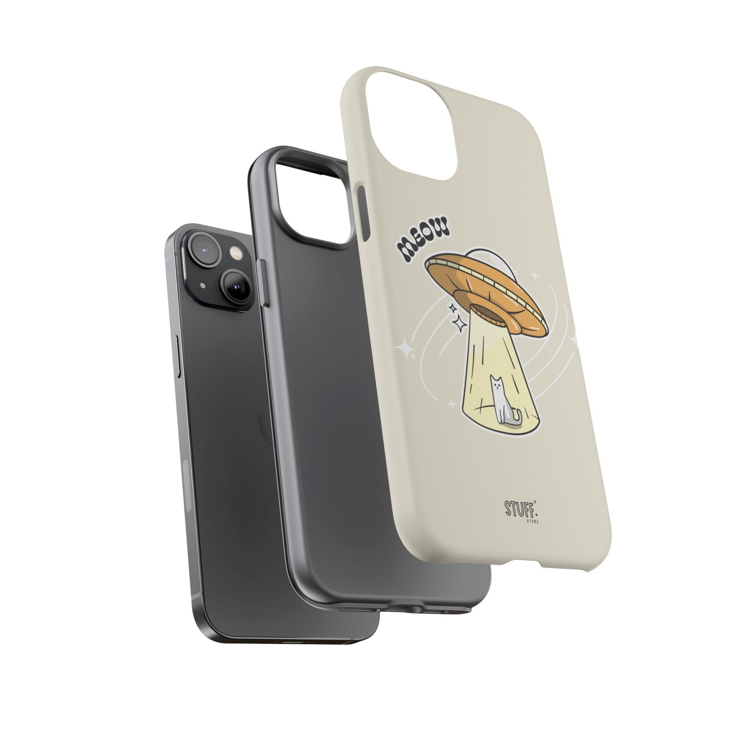 UFO Case | Coque résistante double protection avec Design OVNI fun
