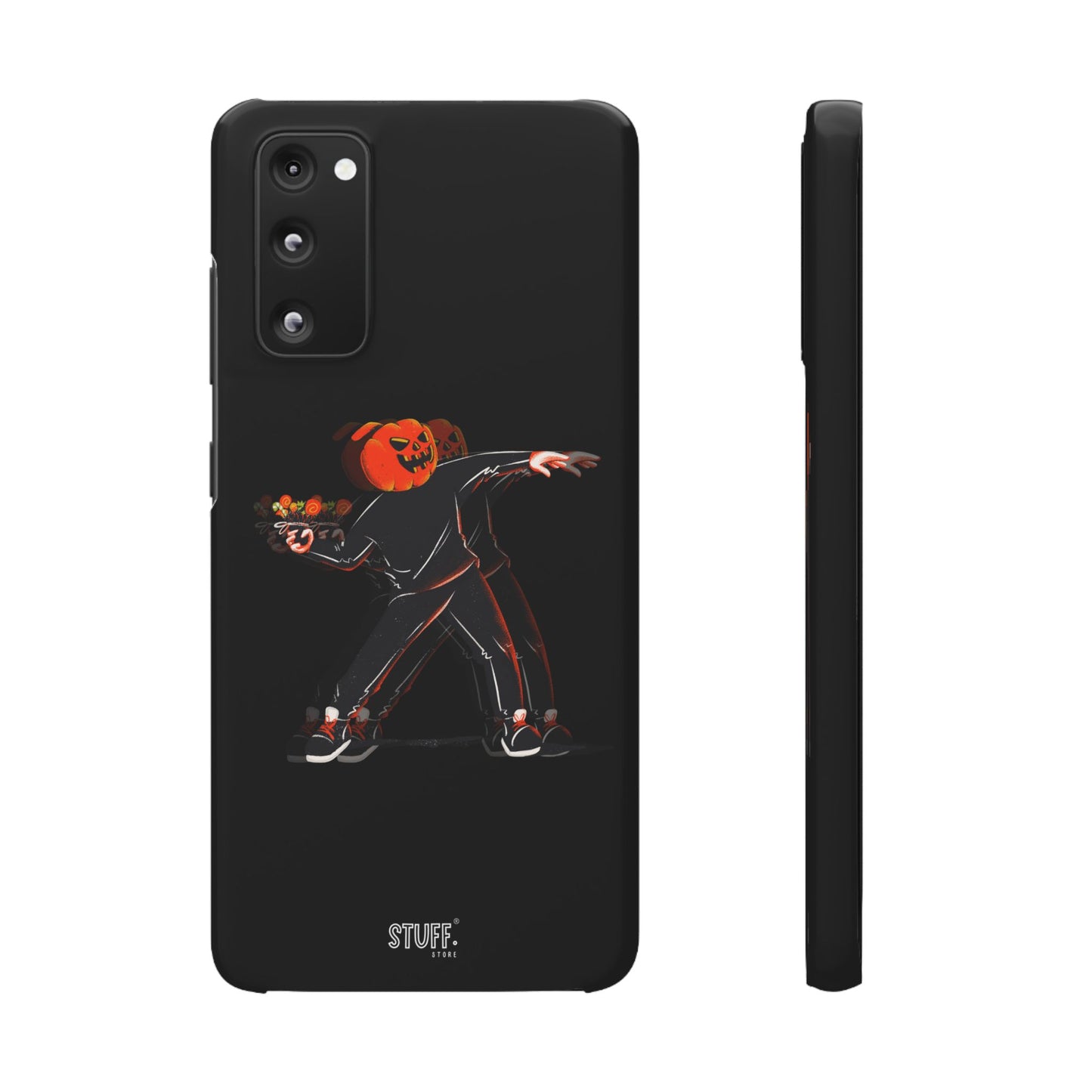 Pumpksy | Coque snap légère et résistante inspiration Banksy – Noir