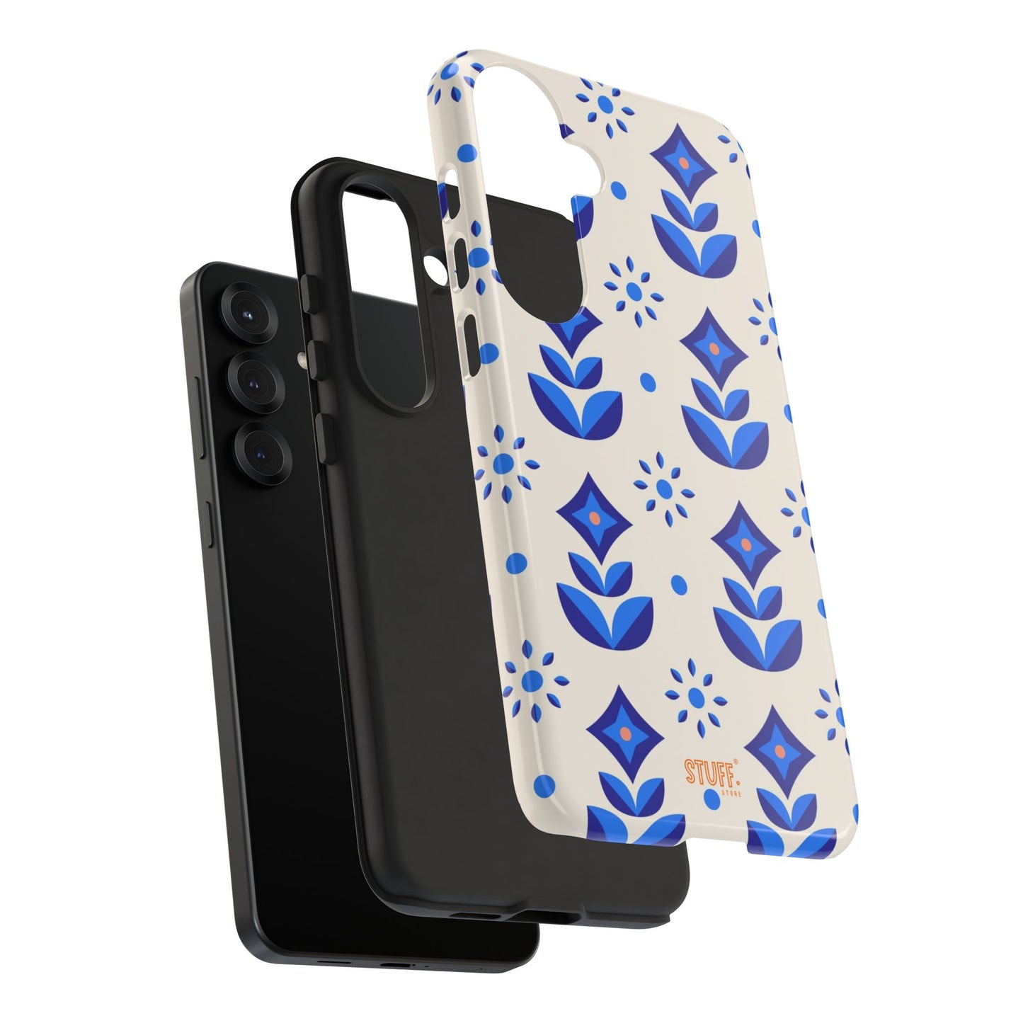Floral Case | Coque résistante double protection avec Design Fleuri