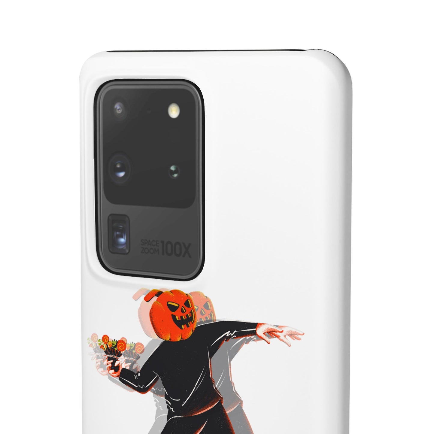 Pumpksy | Coque snap légère et résistante inspiration Banksy – Blanc