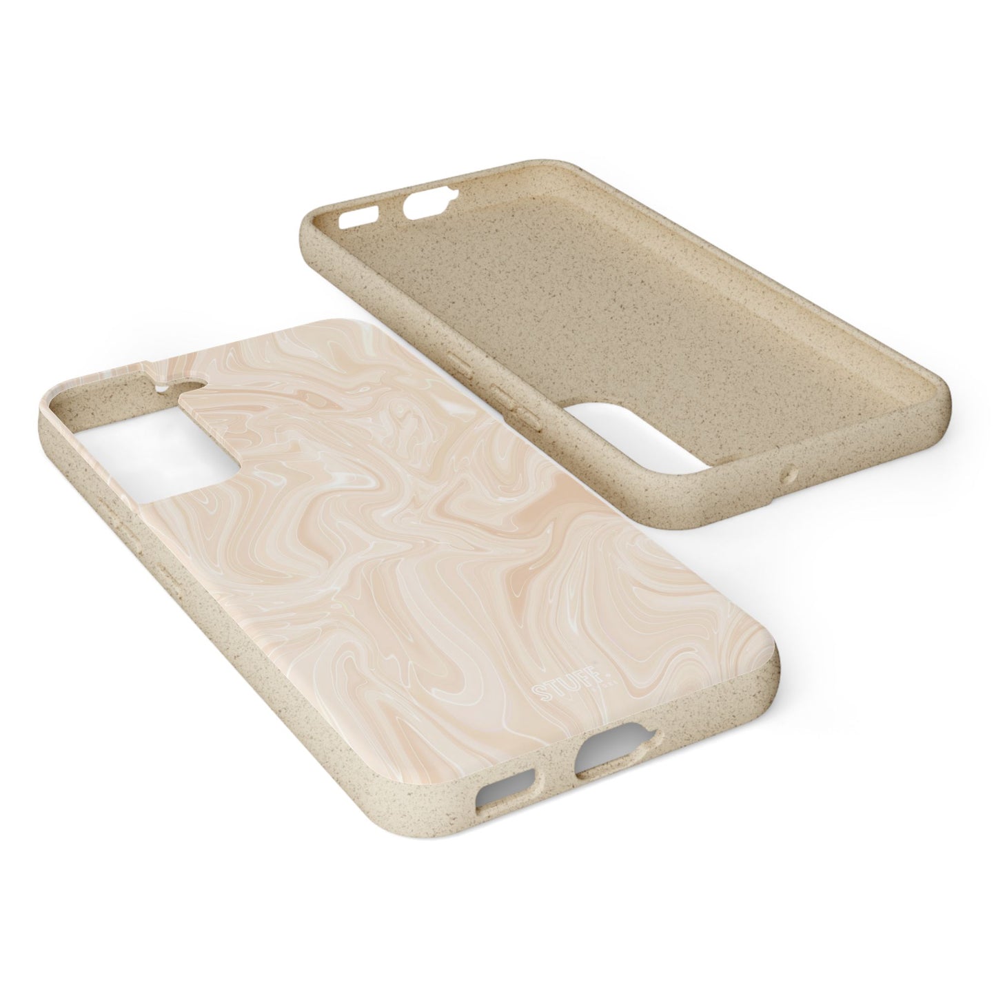Liquid Marble Case | Coque Eco-Friendly en Bambou et Bioplastique Effet Marbré - Disponible avec Emballage Cadeau