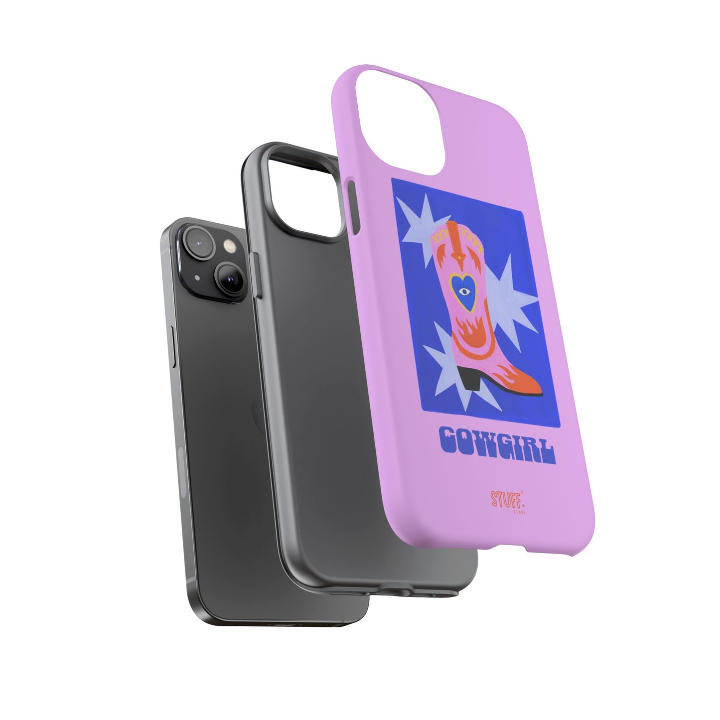 Cowgirl Case | Cose résistante double protection avec Design Western