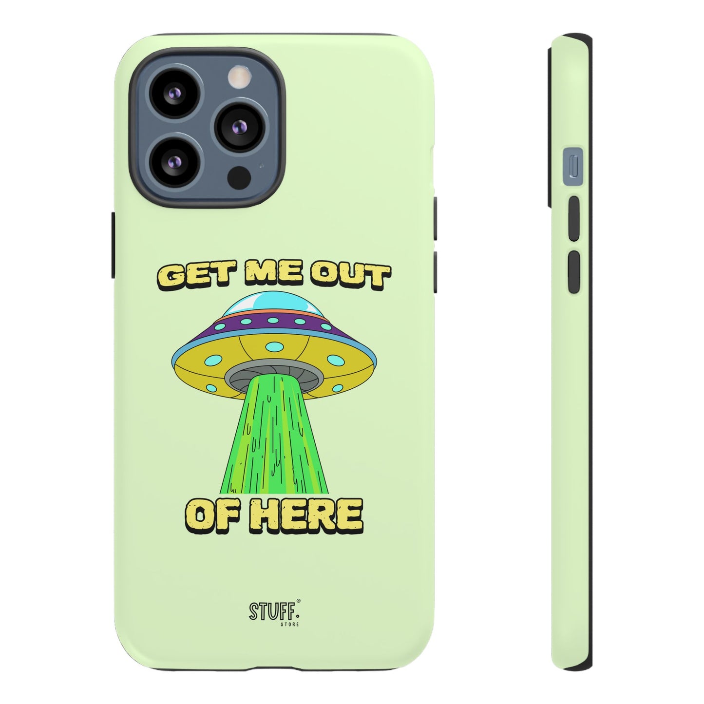 Get Me Out of Here | Coque résistante anti-choc — Vert Menthe