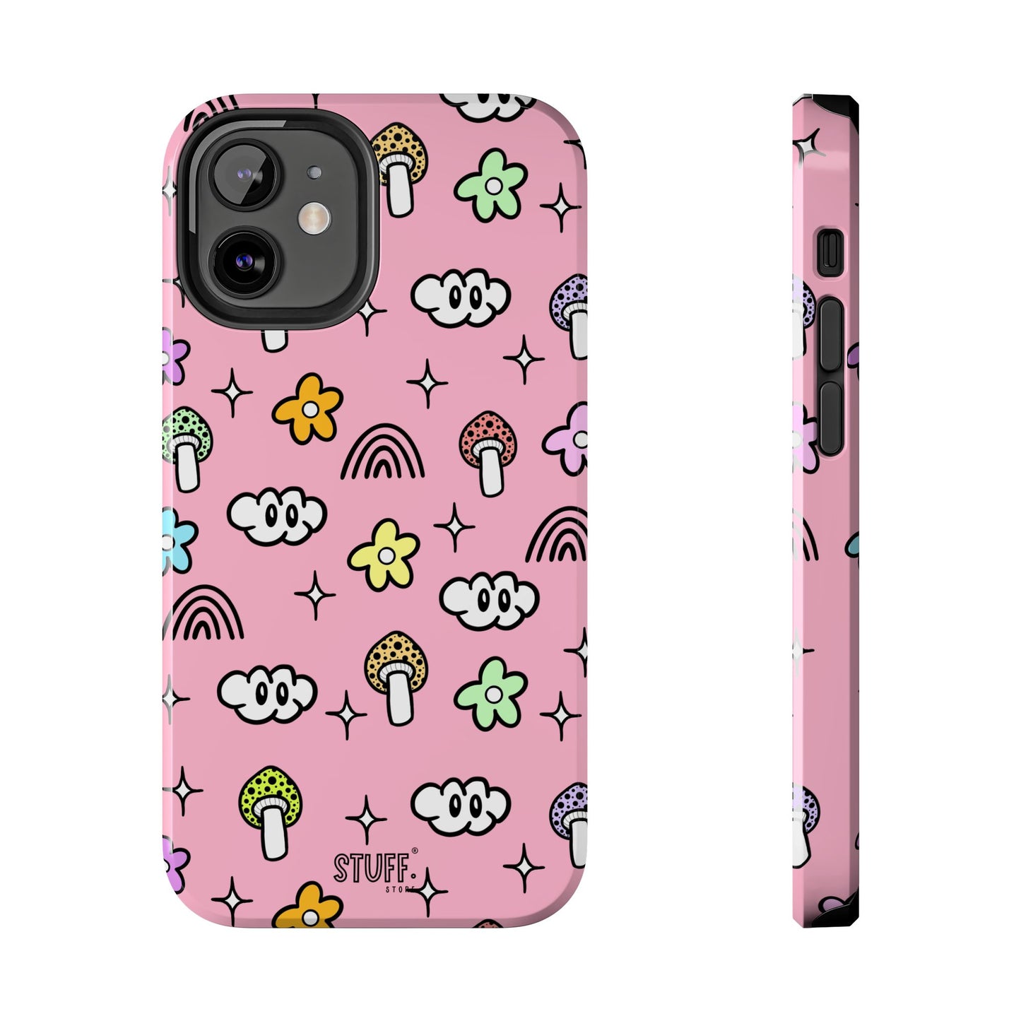 Pixie Case | Coque résistante double protection | Pixie Collection - Pink Matte Effect