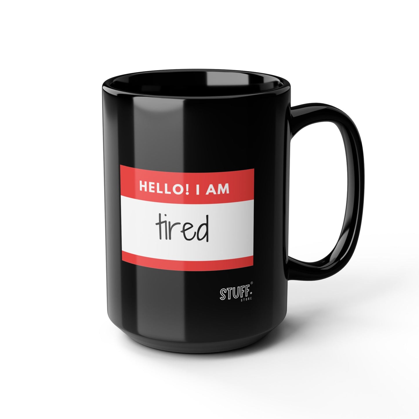 Hello! Cup | Mug en céramique noir 330ml / 440ml