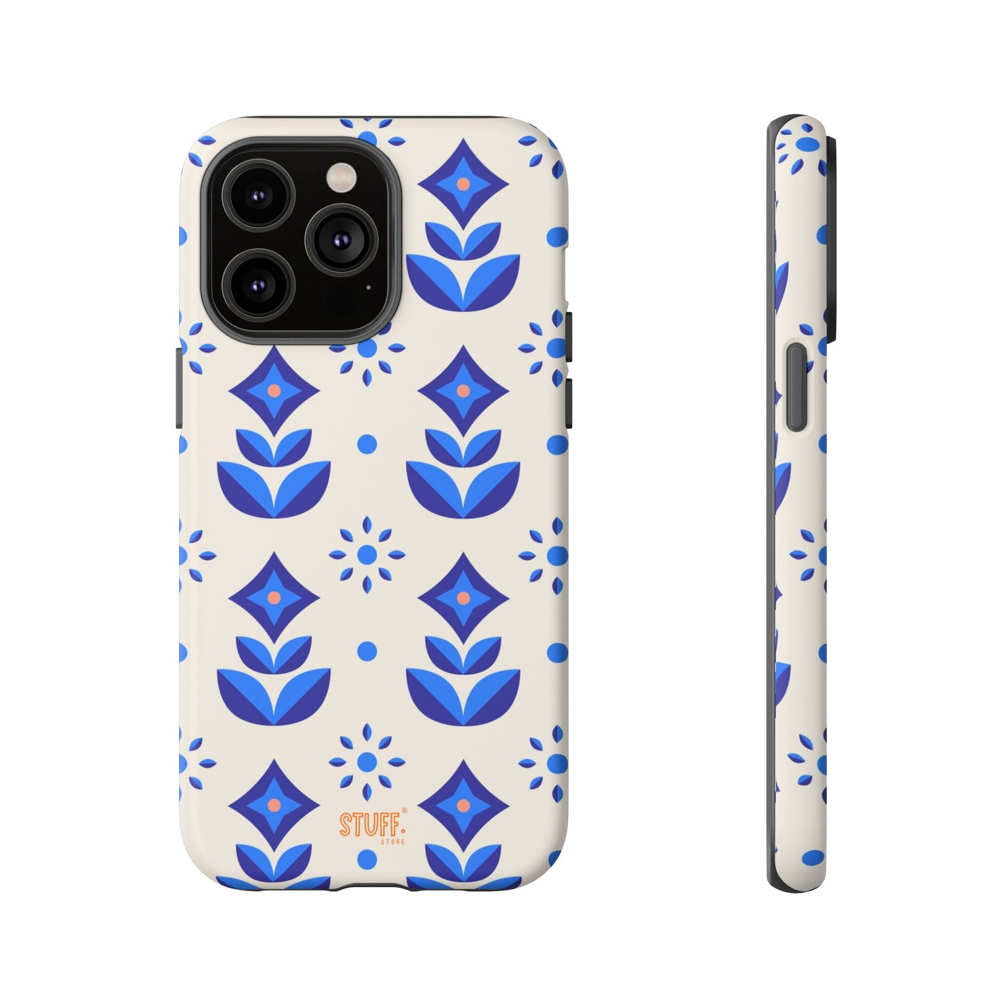 Floral Case | Coque résistante double protection avec Design Fleuri