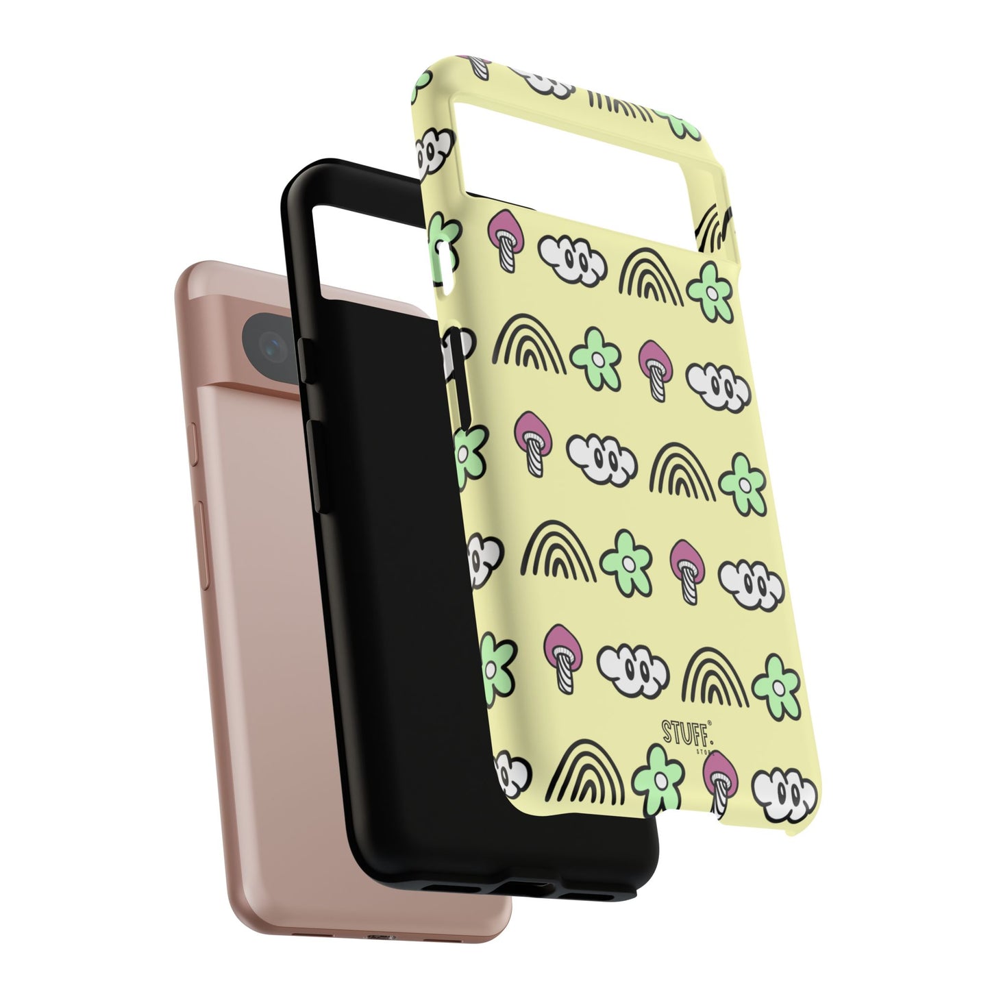Pixie Case | Coque résistante double protection — Collection Pixie — Jaune