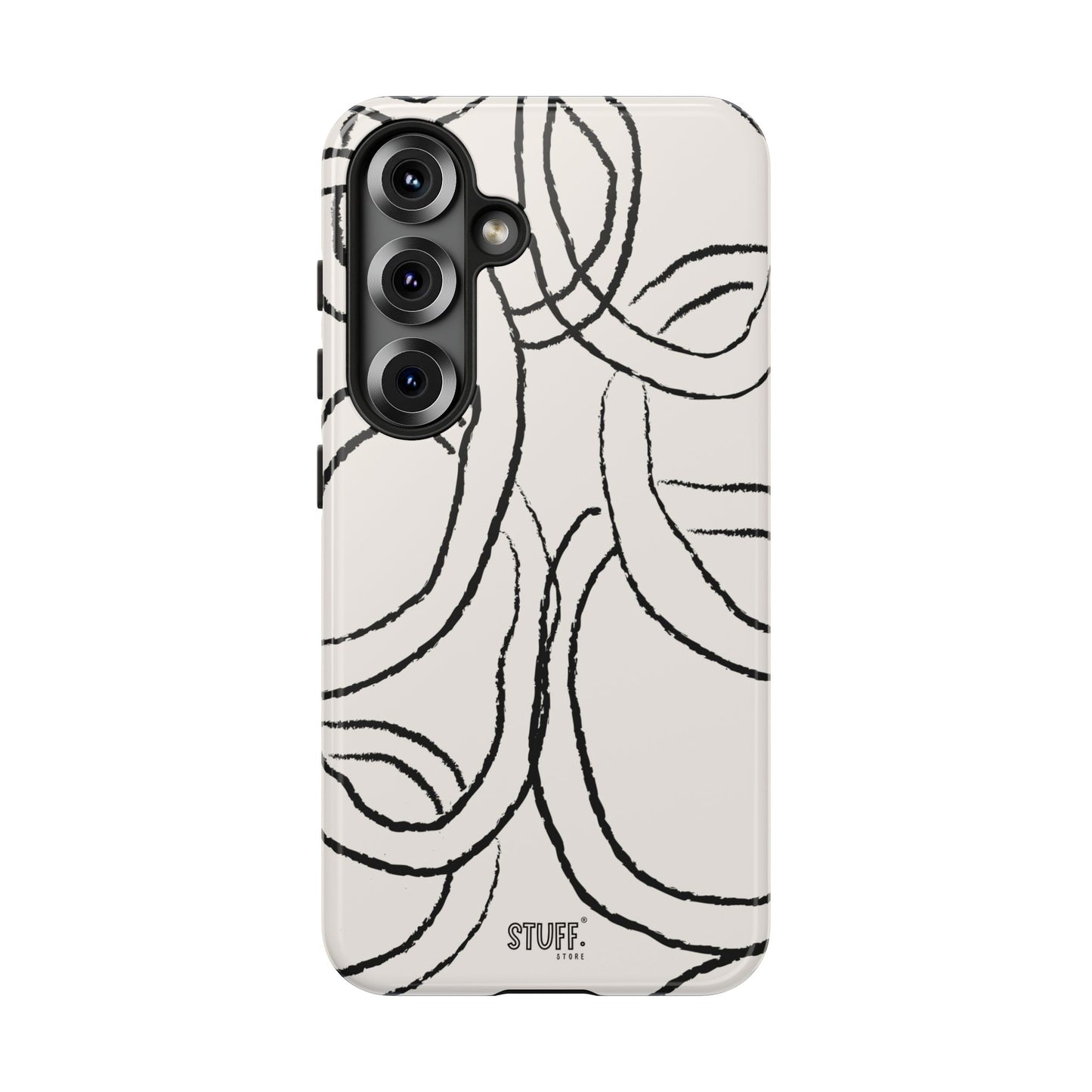 Doodly Case | Coque résistante double protection avec Design Gribouillis Minimaliste
