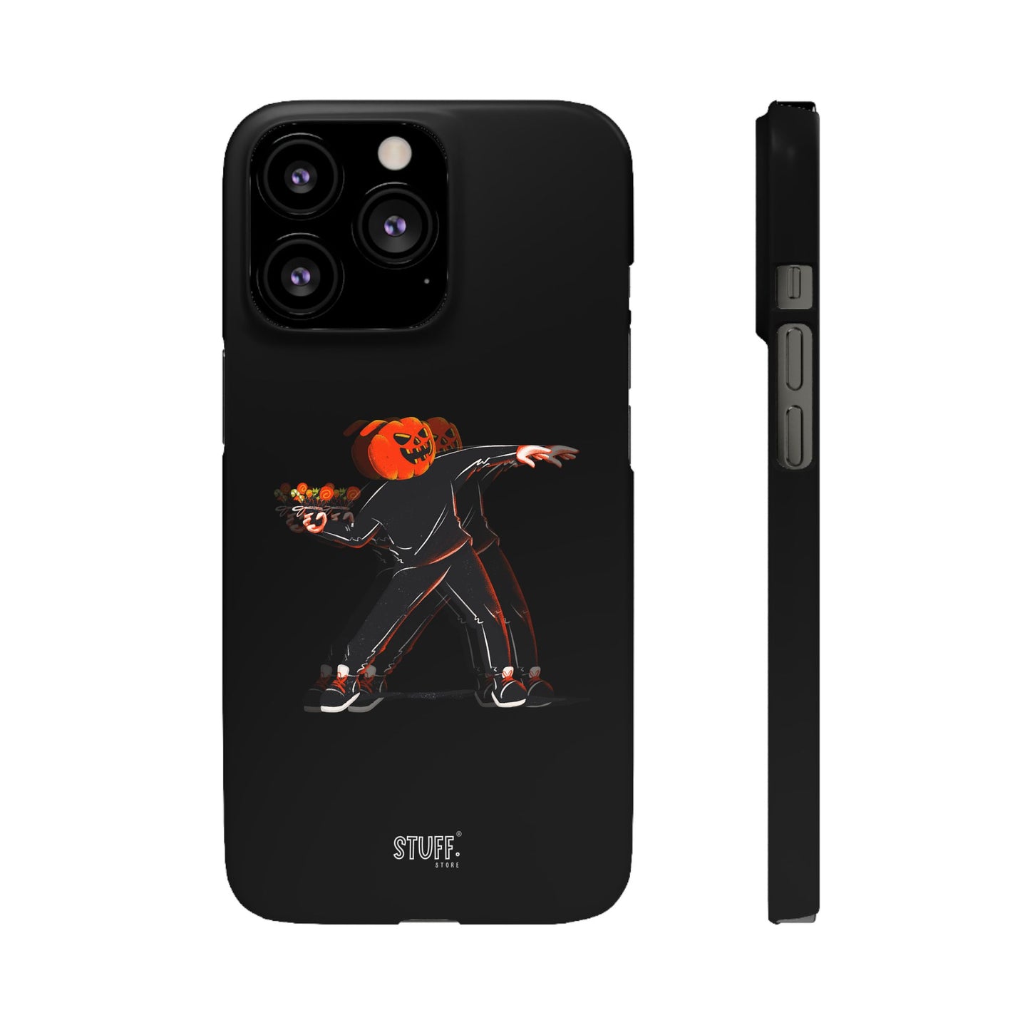 Pumpksy | Coque snap légère et résistante inspiration Banksy – Noir