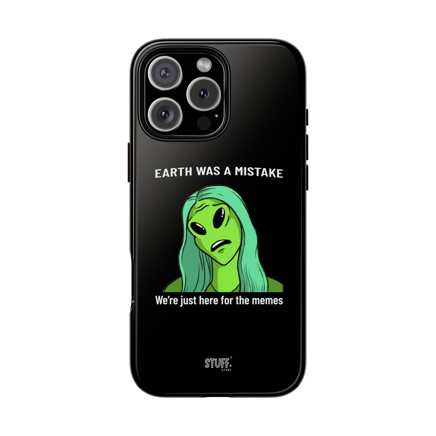 Meme Liking Alien Case | Coque résistante double protection pour les amateurs de Pop Culture
