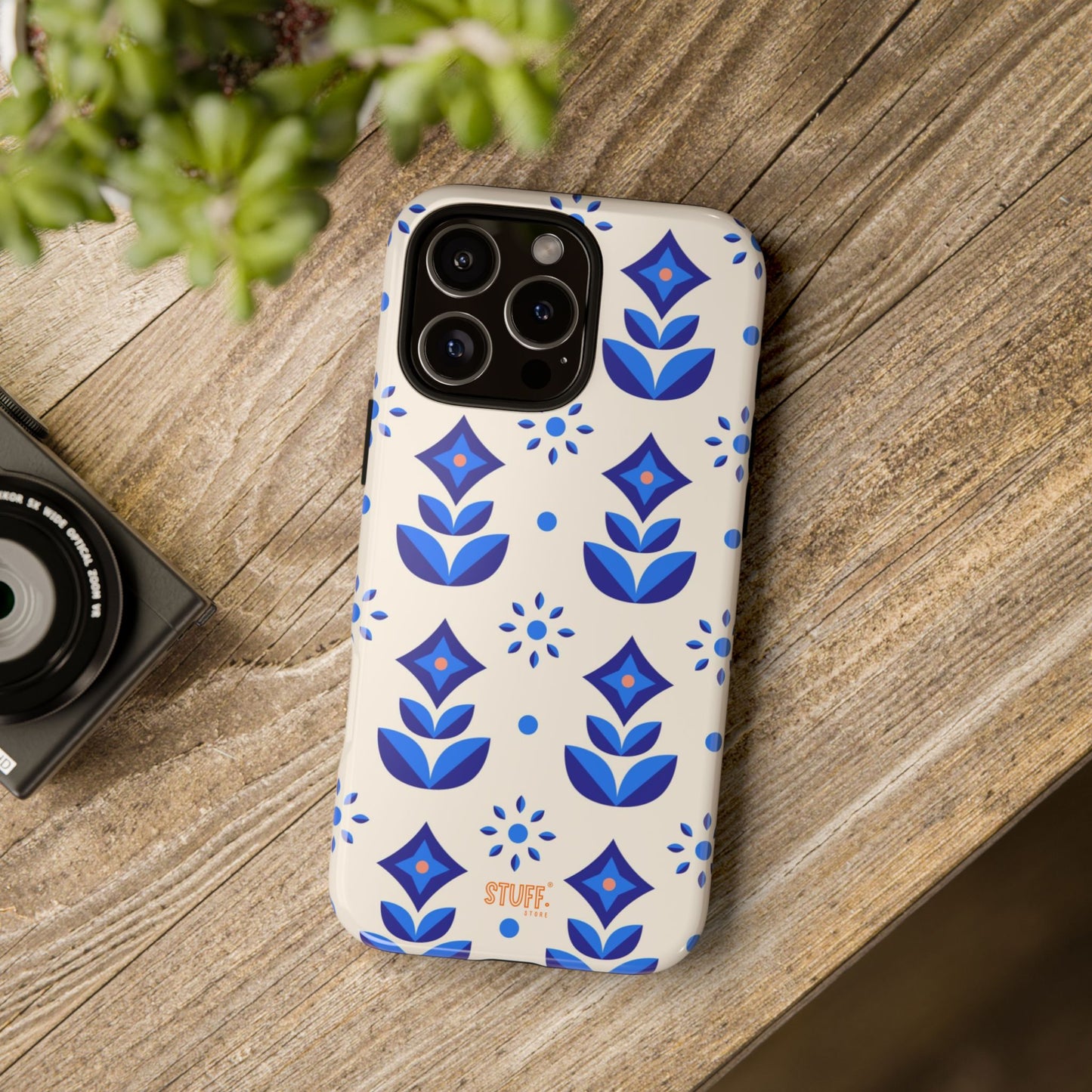 Floral Case | Coque résistante double protection avec Design Fleuri