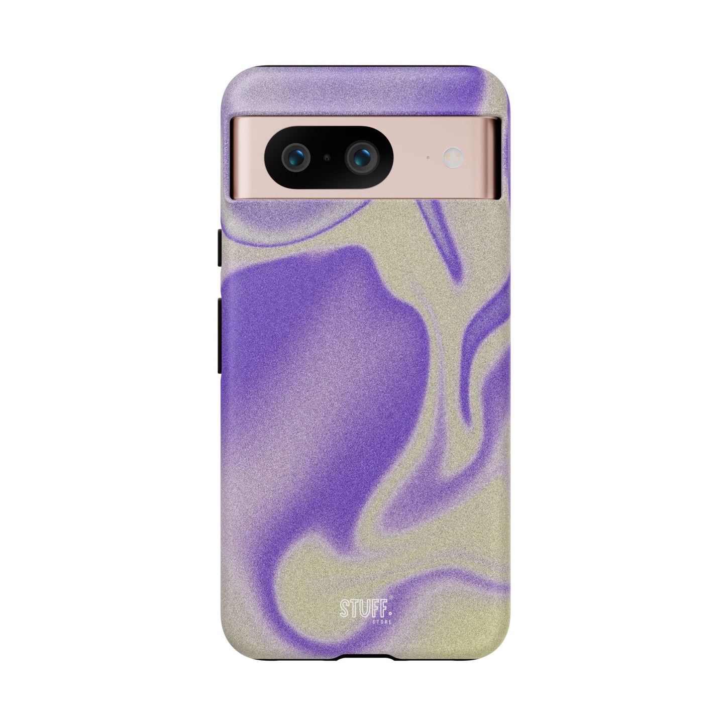 Swirly Case | Coque résistante double protection - Motif vague pourpre