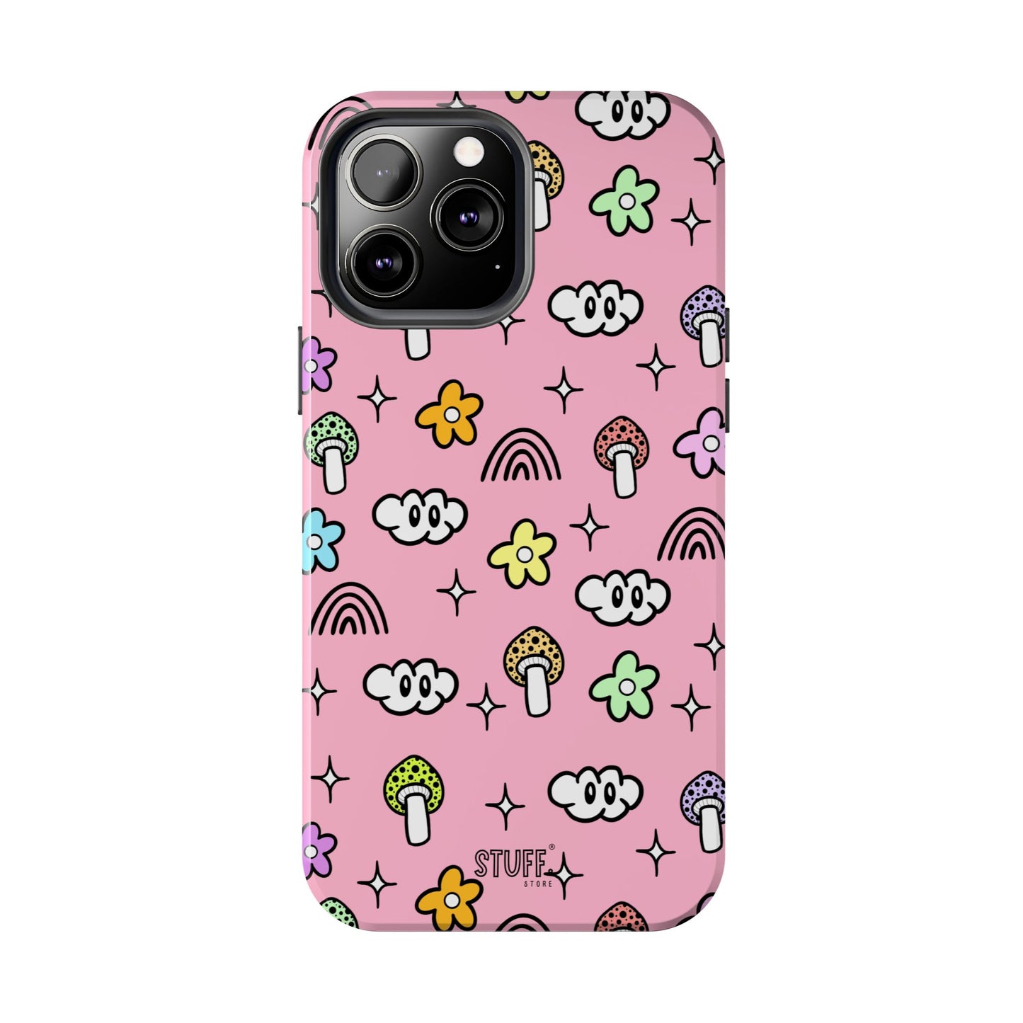 Pixie Case | Coque résistante double protection | Pixie Collection - Pink Matte Effect