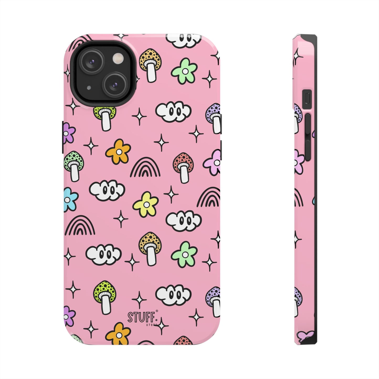 Pixie Case | Coque résistante double protection | Pixie Collection - Pink Matte Effect