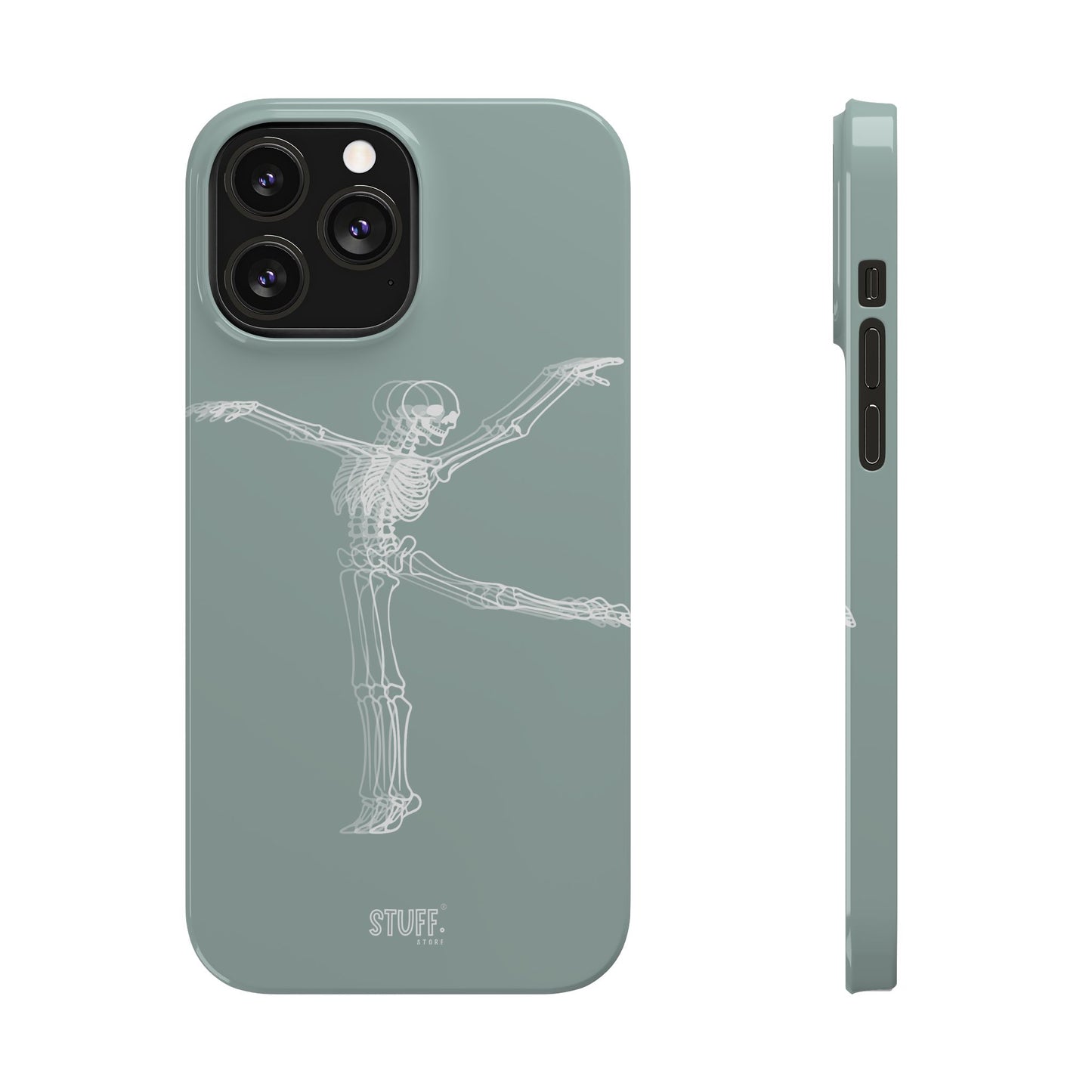 Bone-a-Rina | Coque slim durable et anti-chocs avec Design de Squelette Ballerine