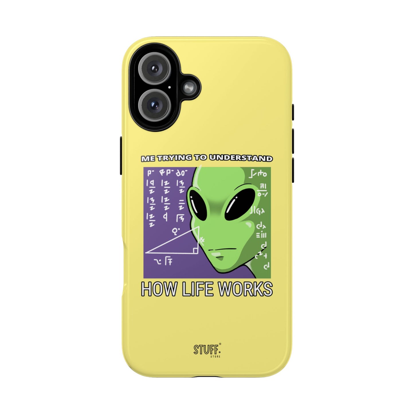 Confused Alien Case | Coque résistante Dual Protect anti-choc
