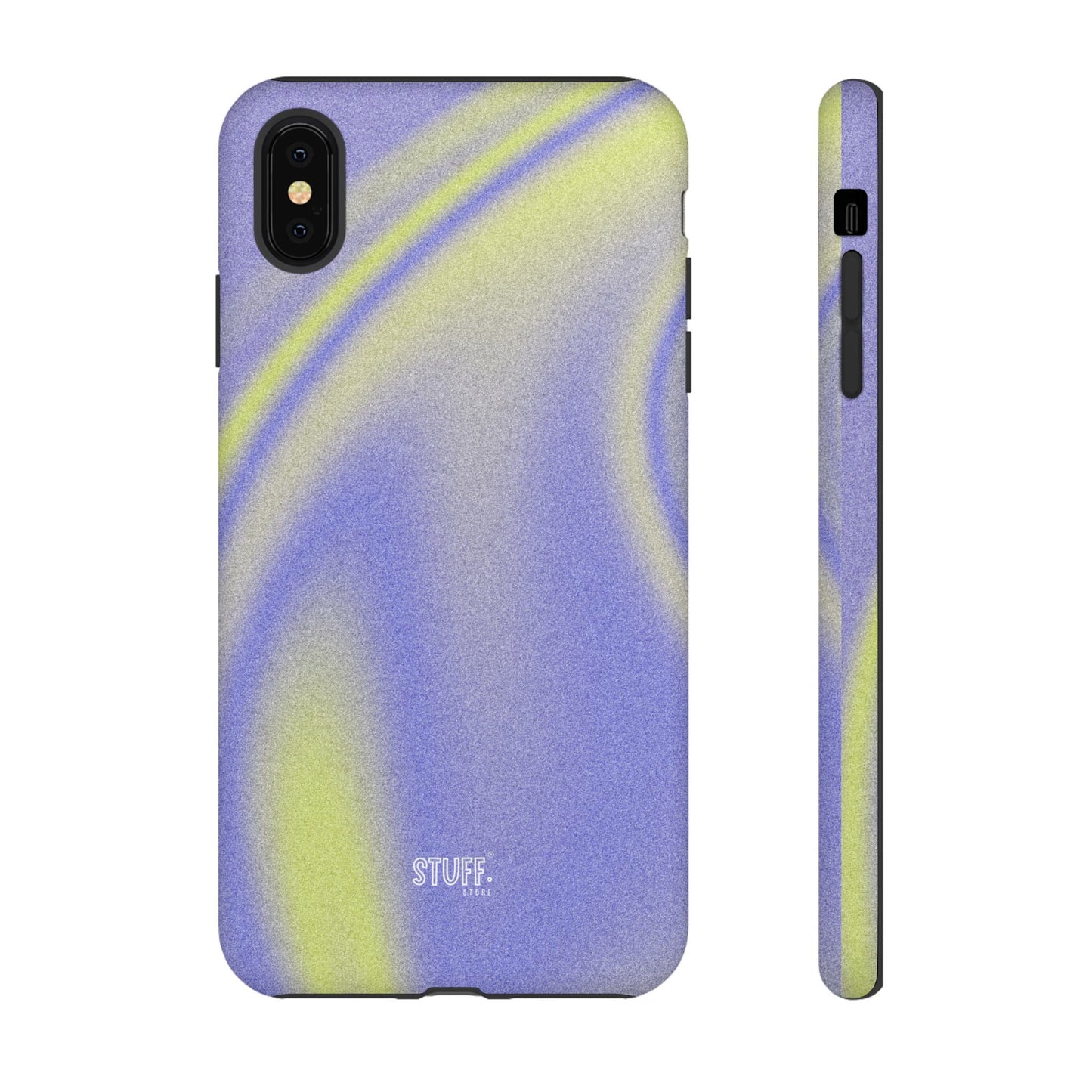 Vibrant Case | Coque résistante double protection anti-choc - Violet & Jaune