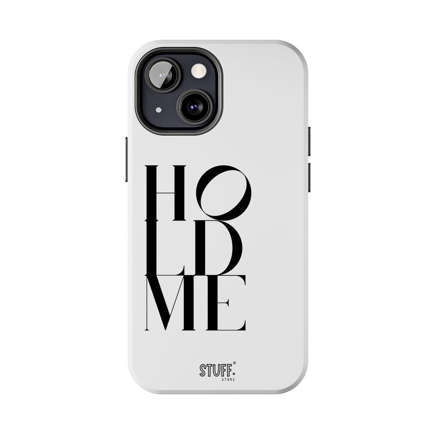 Hold Me | Coque résistante et durable avec Design épuré Monochrome