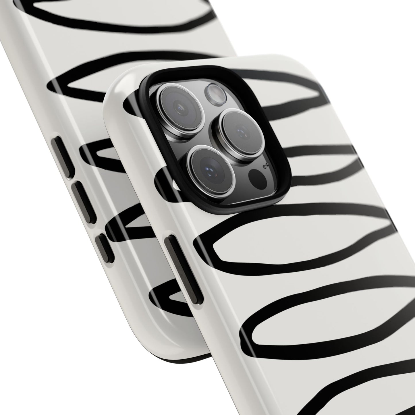 Loopy Case | Coque résistante double protection - Motif cercles abstraits
