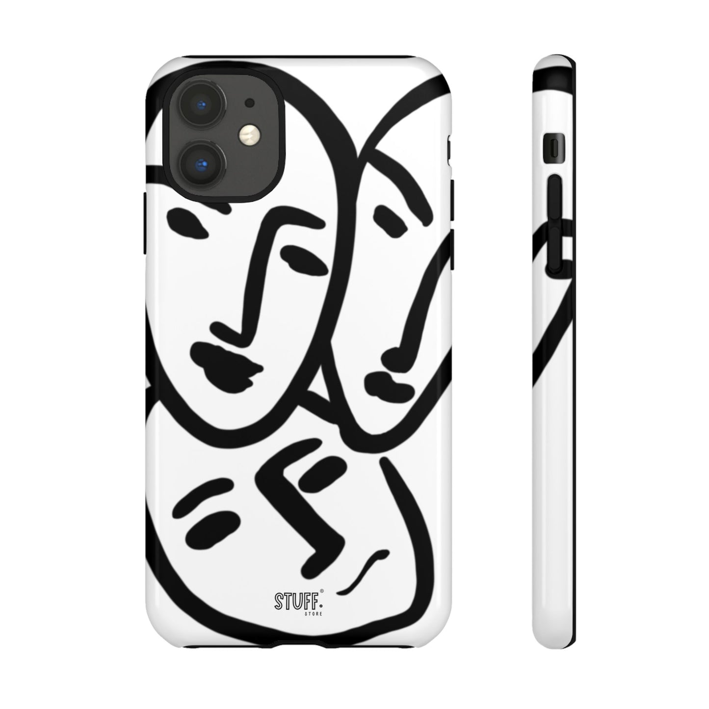 Les Trois Visages | Coque résistante double protection — inspiration Matisse