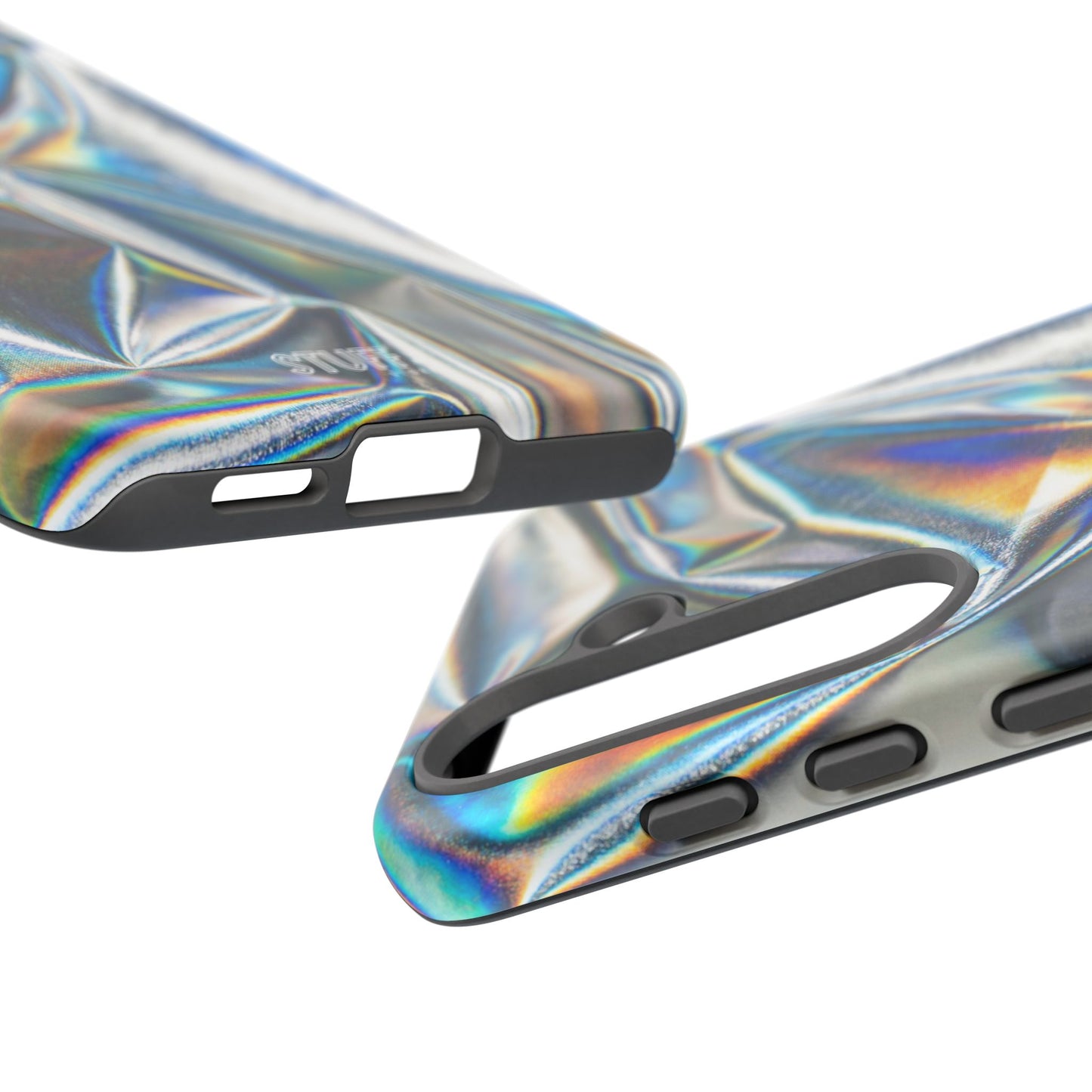 Metallic Case | Coque résistante double protection anti-choc - Effet Métallique