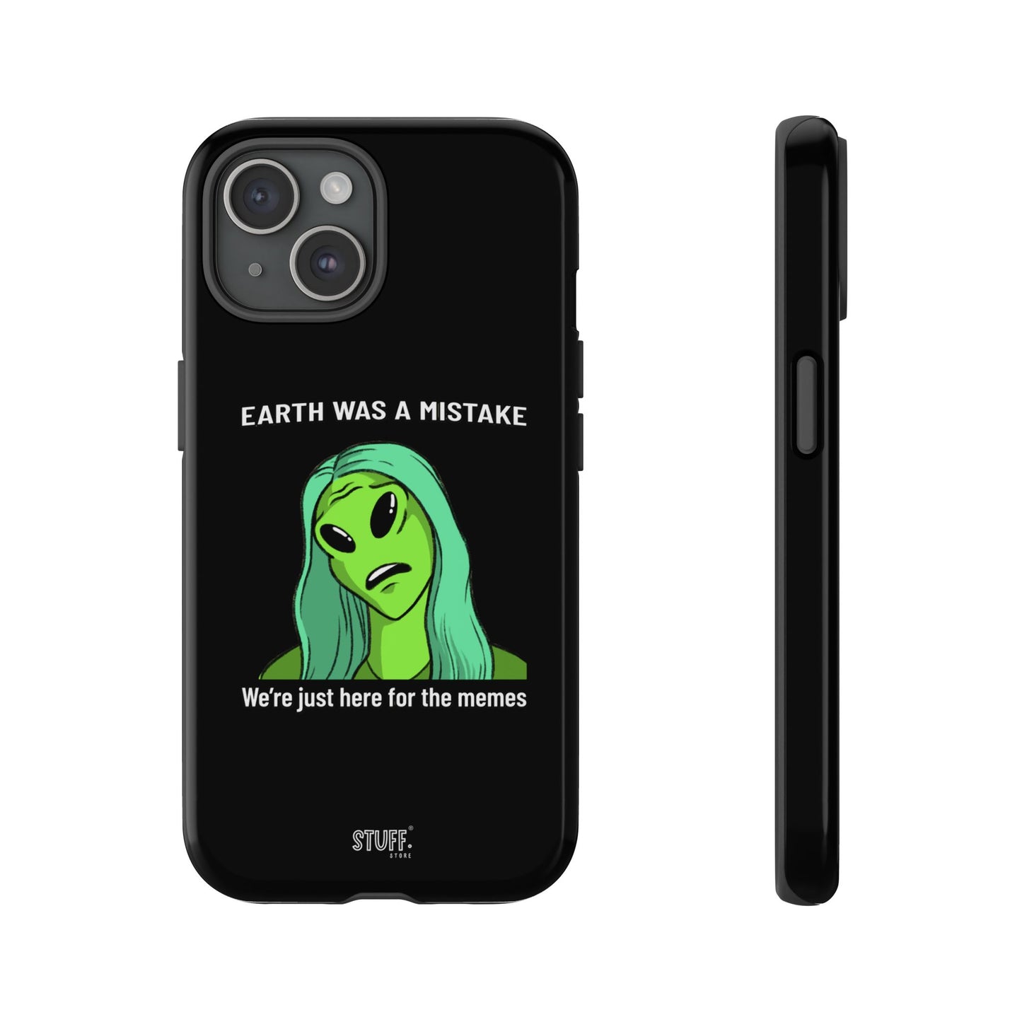 Meme Liking Alien Case | Coque résistante double protection pour les amateurs de Pop Culture