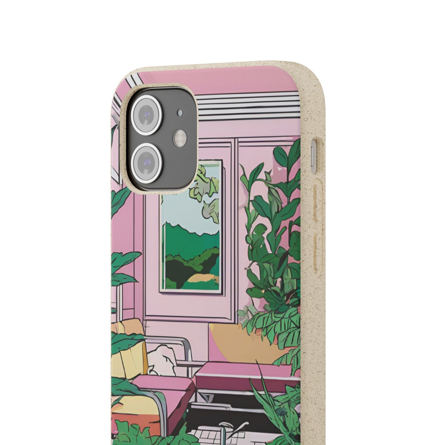 Plant Pop Case | Coque biodégradable en bambou et bioplastique avec design coloré | Parfait pour les amoureux des plantes - Avec emballage cadeau