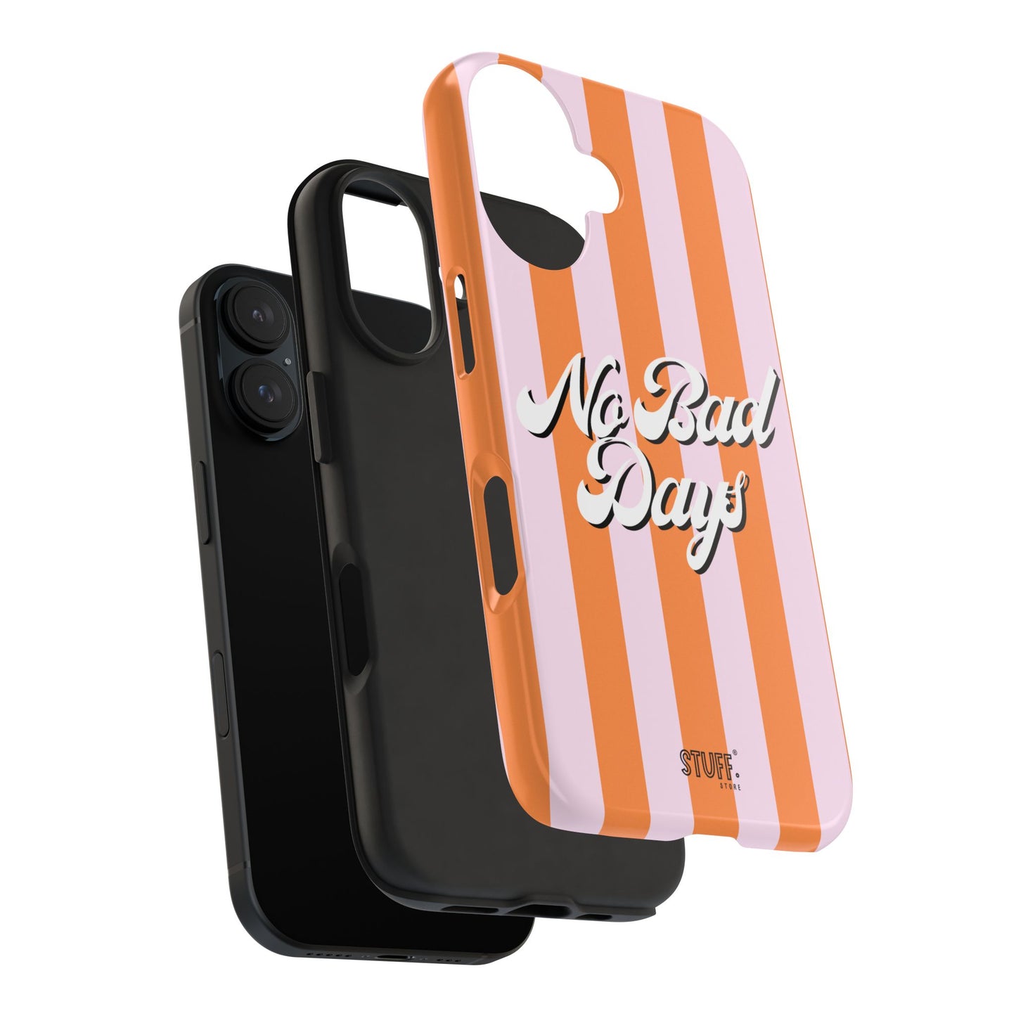 No Bad Days Case | Coque résistante double protection avec phrase positive