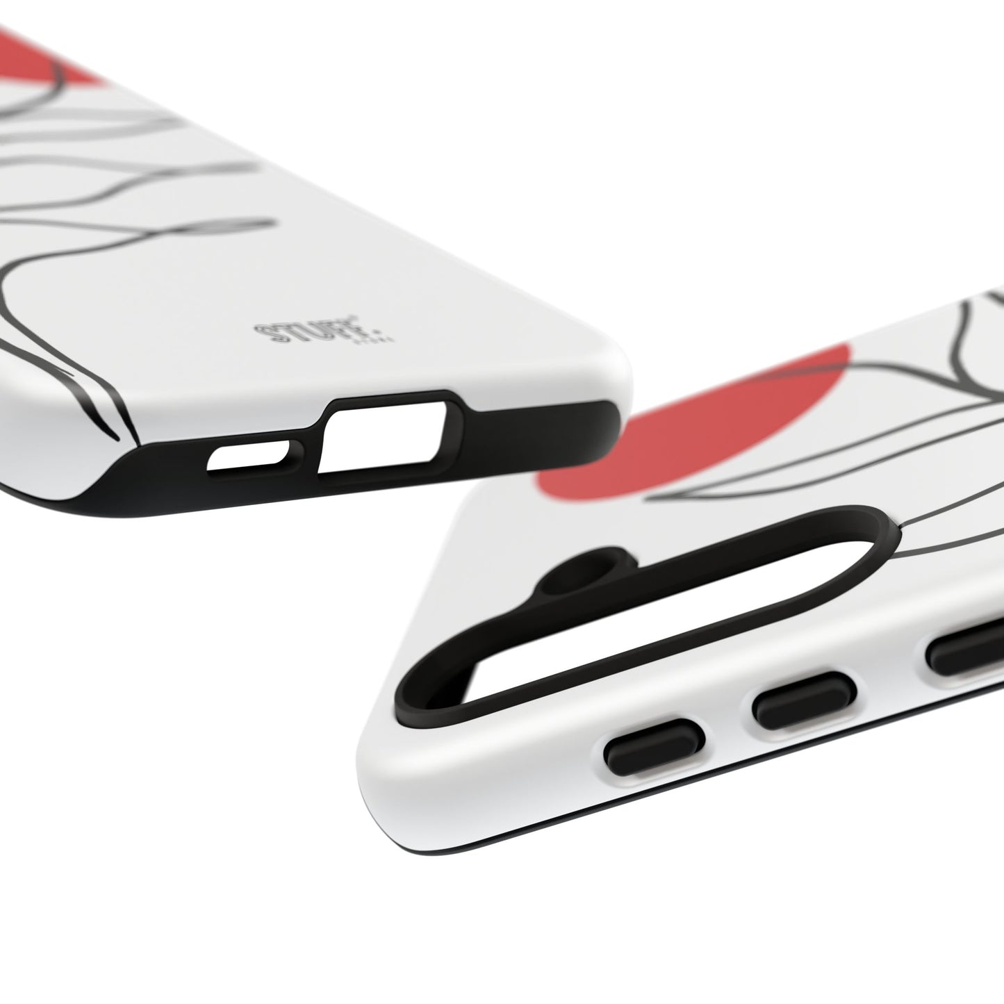 Red Sun Case | Coque résistante double protection avec Design Minimaliste