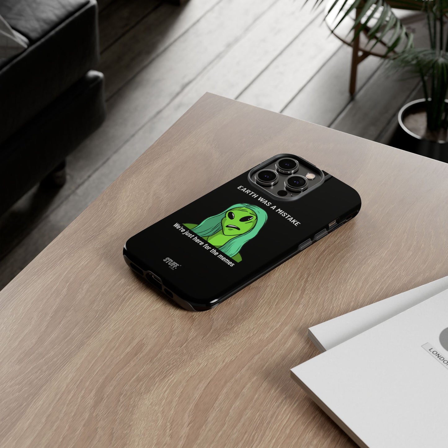 Meme Liking Alien Case | Coque résistante double protection pour les amateurs de Pop Culture
