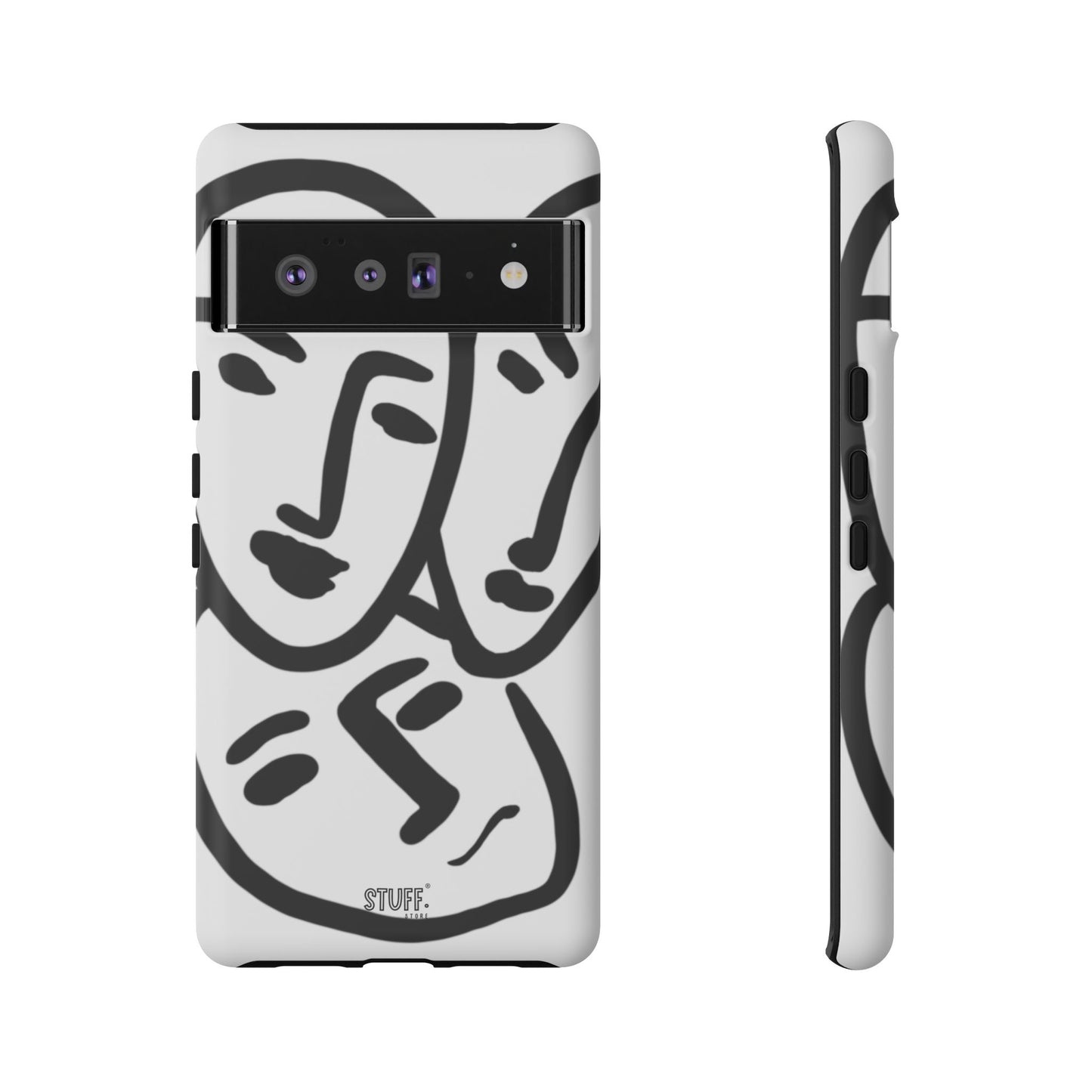 Les Trois Visages | Coque résistante double protection — inspiration Matisse