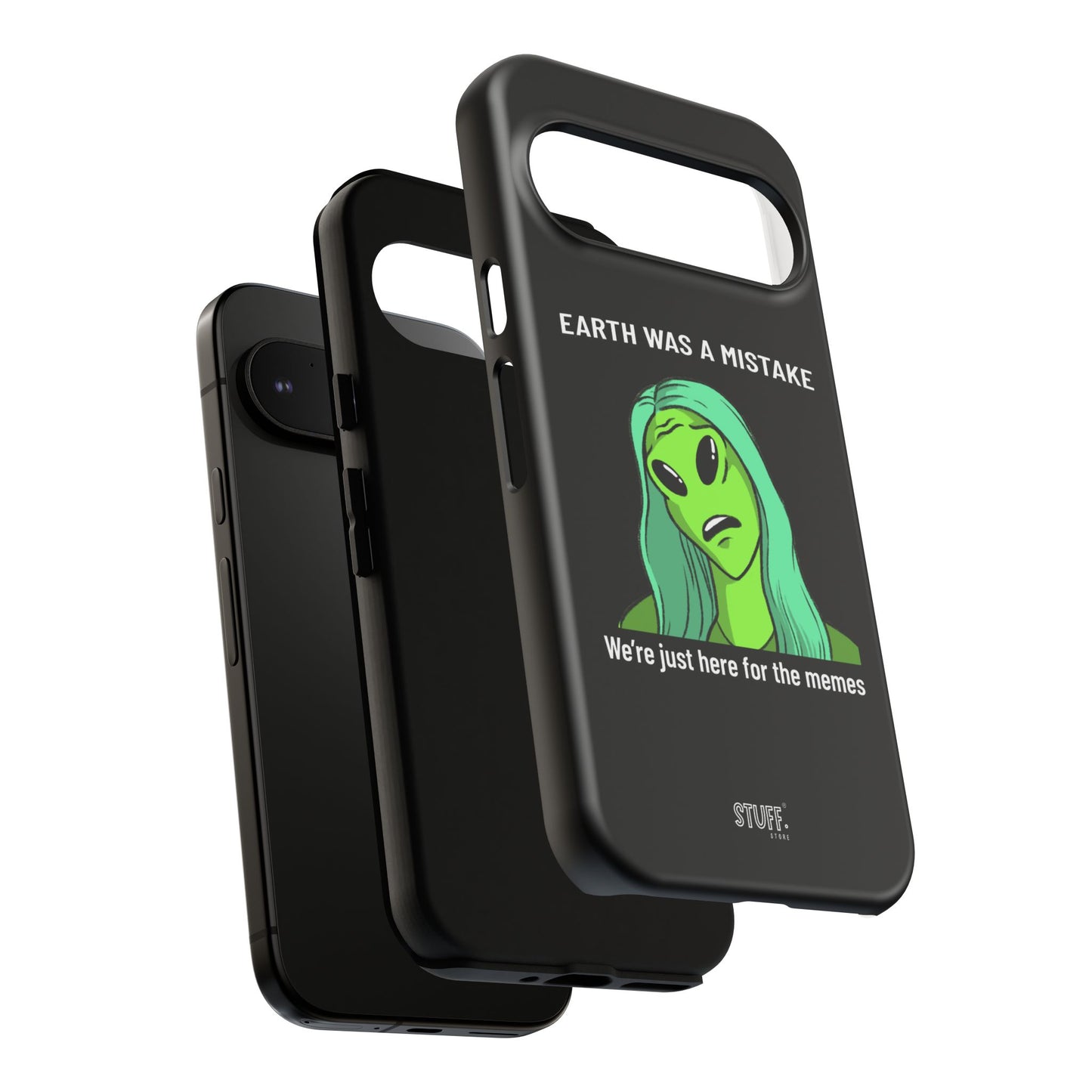 Meme Liking Alien Case | Coque résistante double protection pour les amateurs de Pop Culture