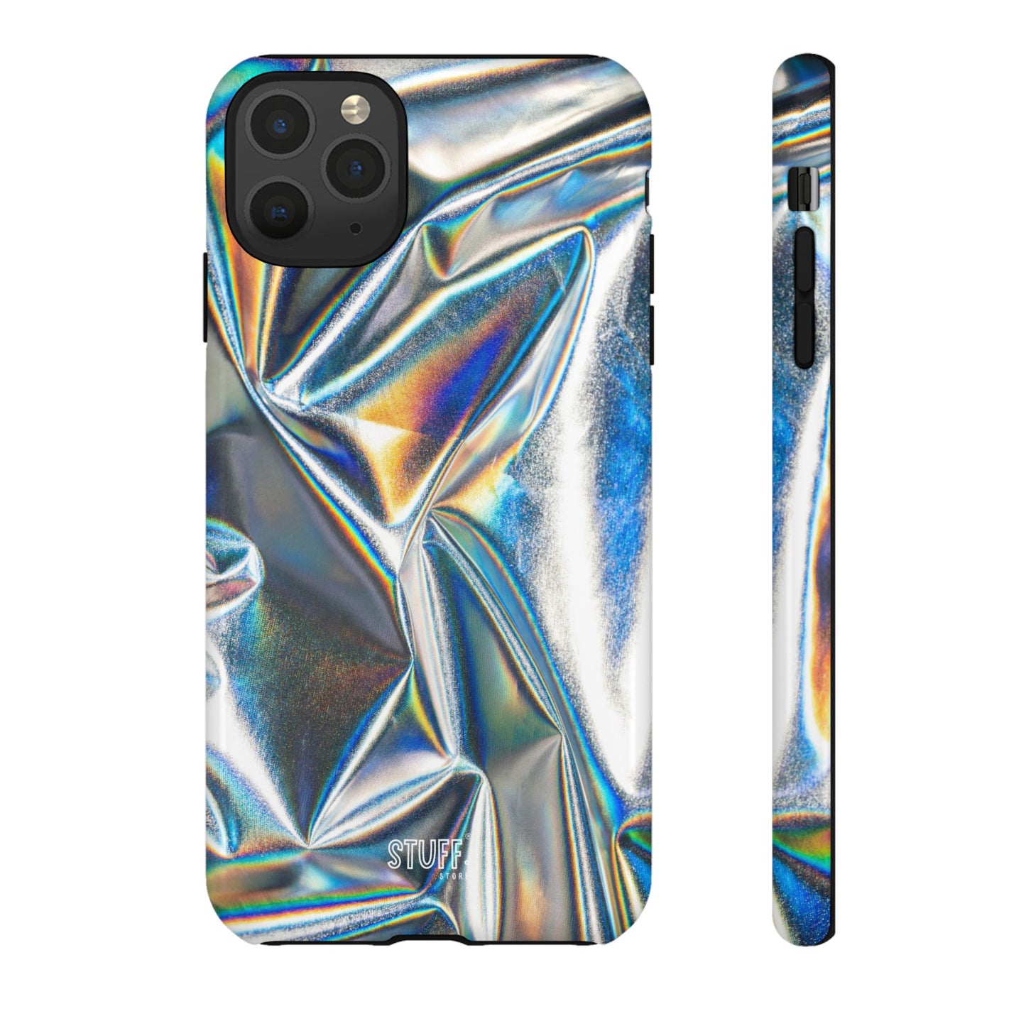 Metallic Case | Coque résistante double protection anti-choc - Effet Métallique
