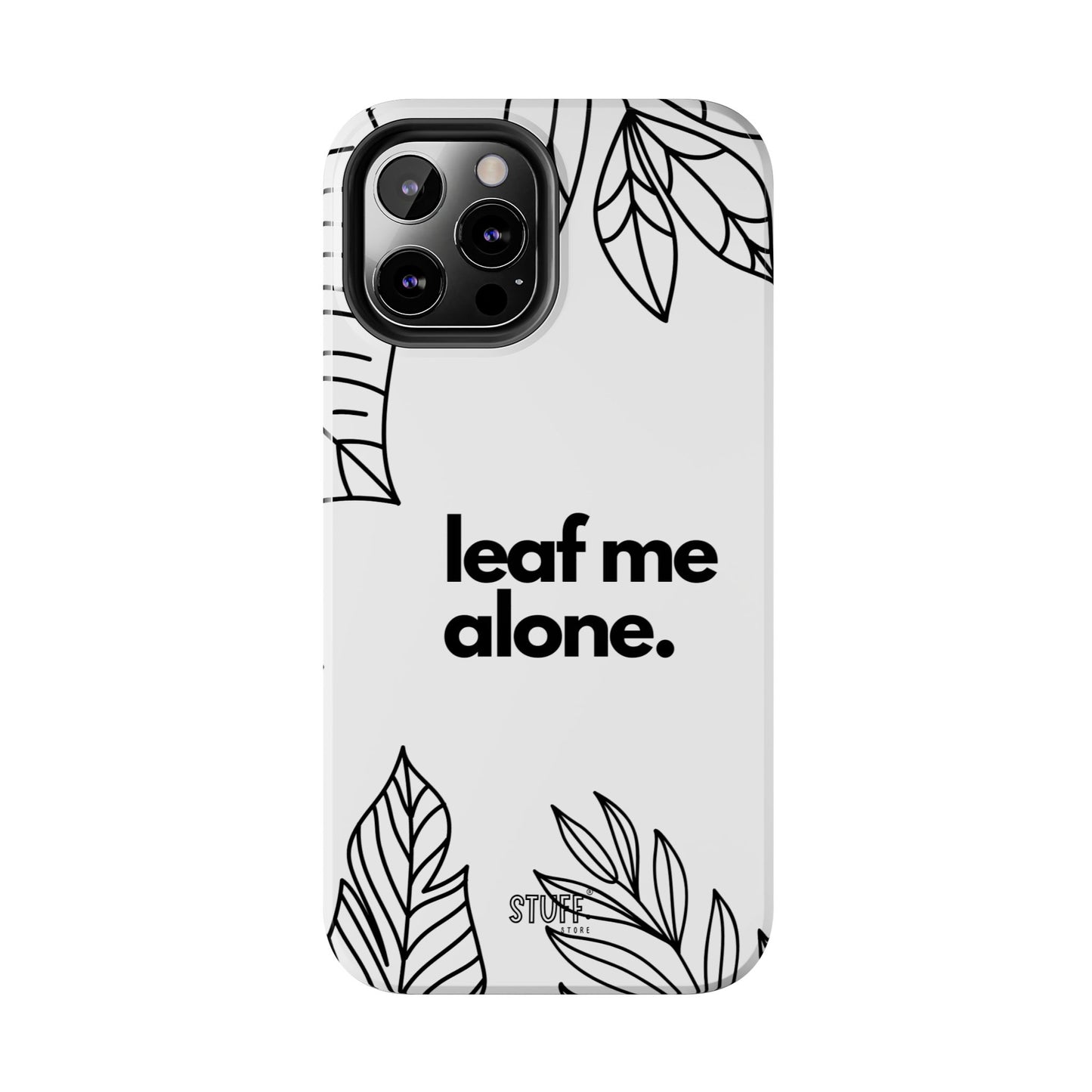Leaf Me Case | Coque résistante double protection avec design minimaliste