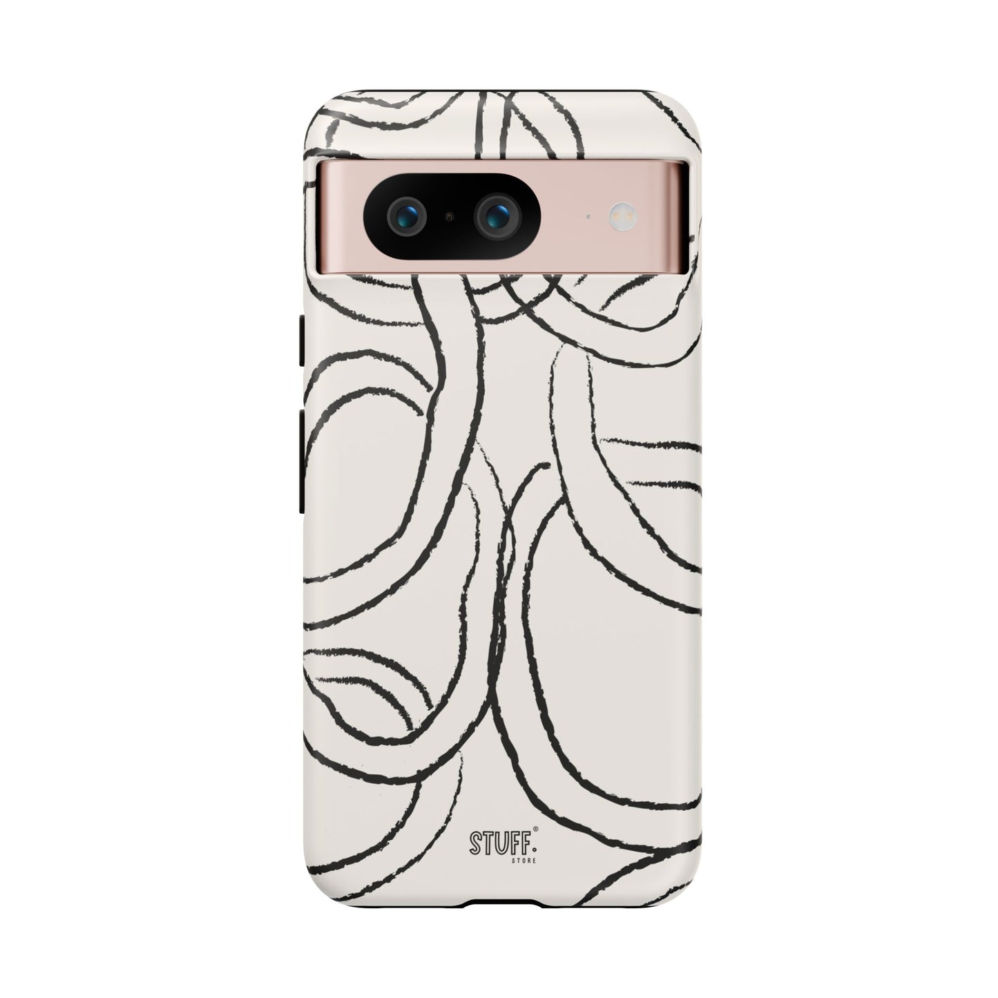 Doodly Case | Coque résistante double protection avec Design Gribouillis Minimaliste