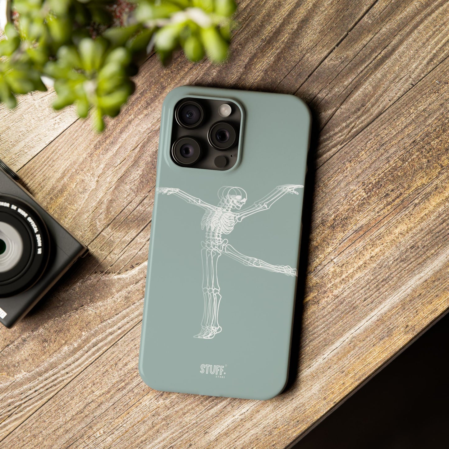Bone-a-Rina | Coque slim durable et anti-chocs avec Design de Squelette Ballerine