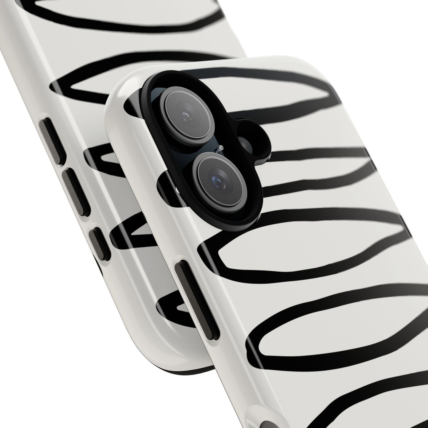 Loopy Case | Coque résistante double protection - Motif cercles abstraits