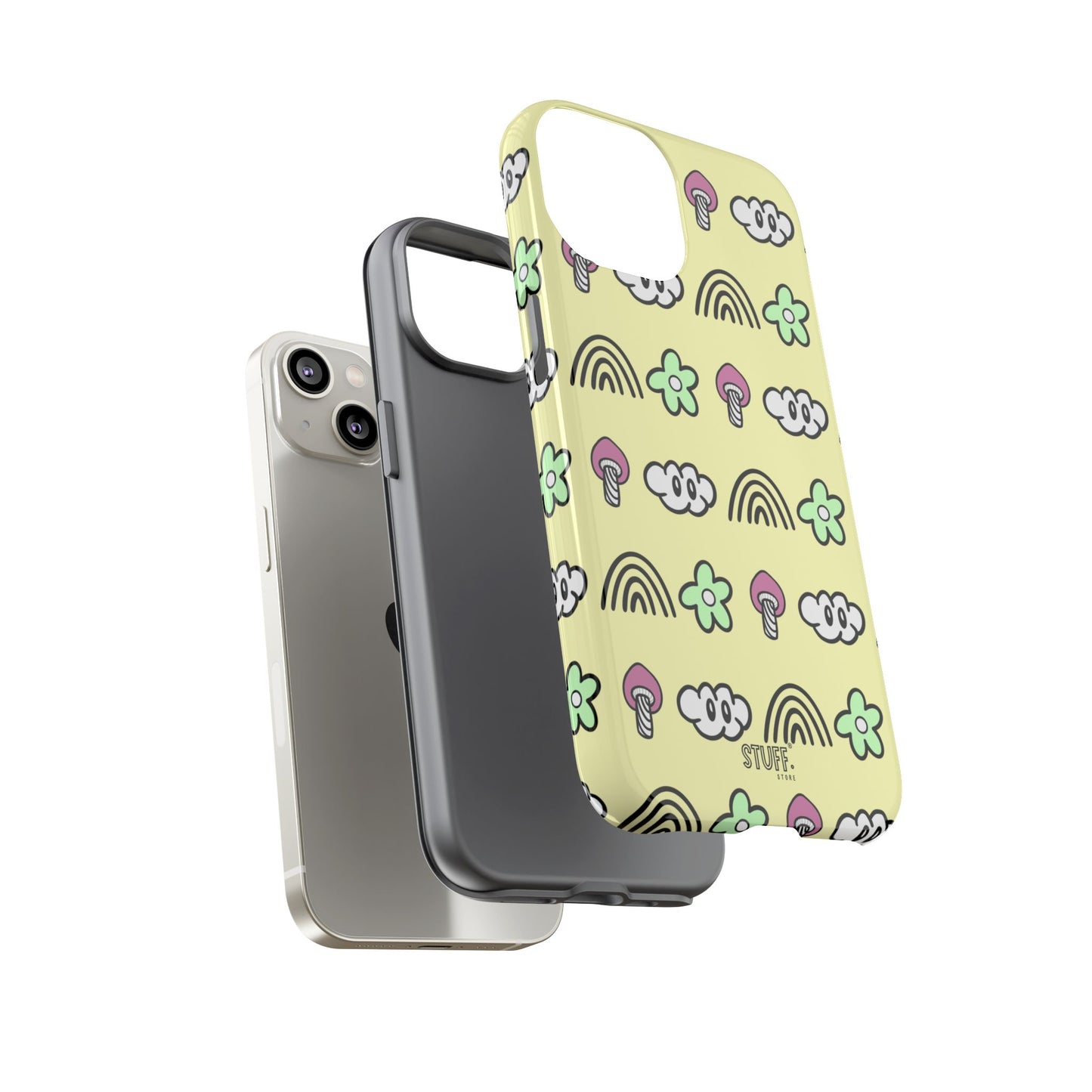 Pixie Case | Coque résistante double protection — Collection Pixie — Jaune
