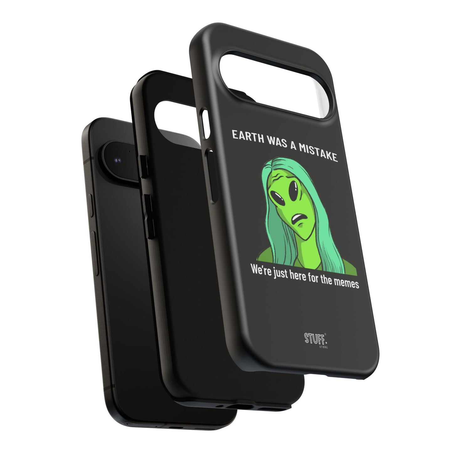 Meme Liking Alien Case | Coque résistante double protection pour les amateurs de Pop Culture