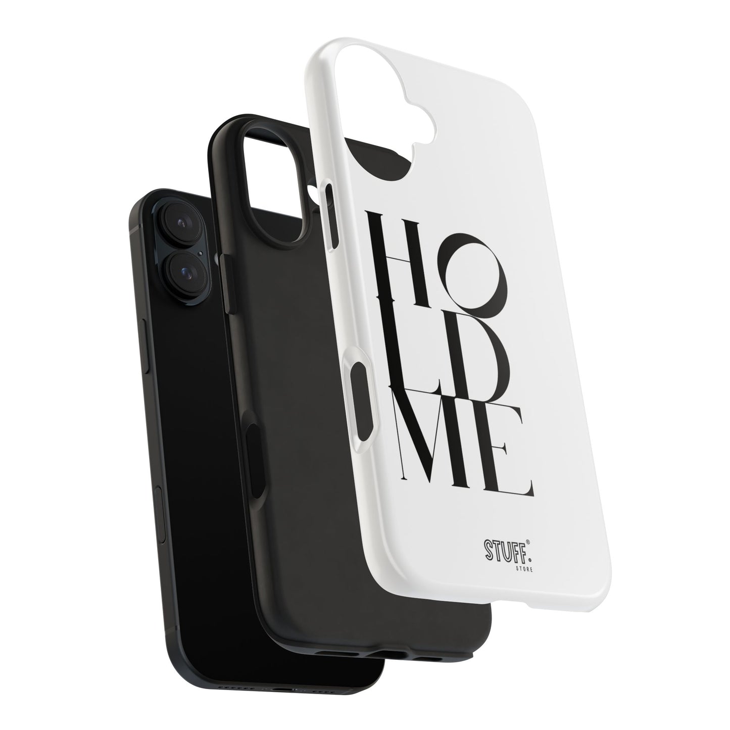 Hold Me | Coque résistante et durable avec Design épuré Monochrome