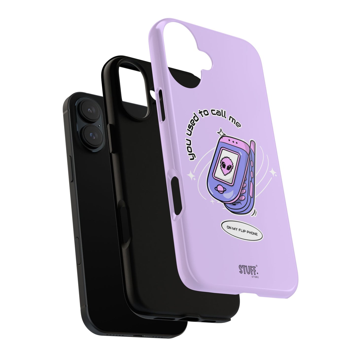 Flip Phone Case | Coque résistante double protection avec Design Y2K
