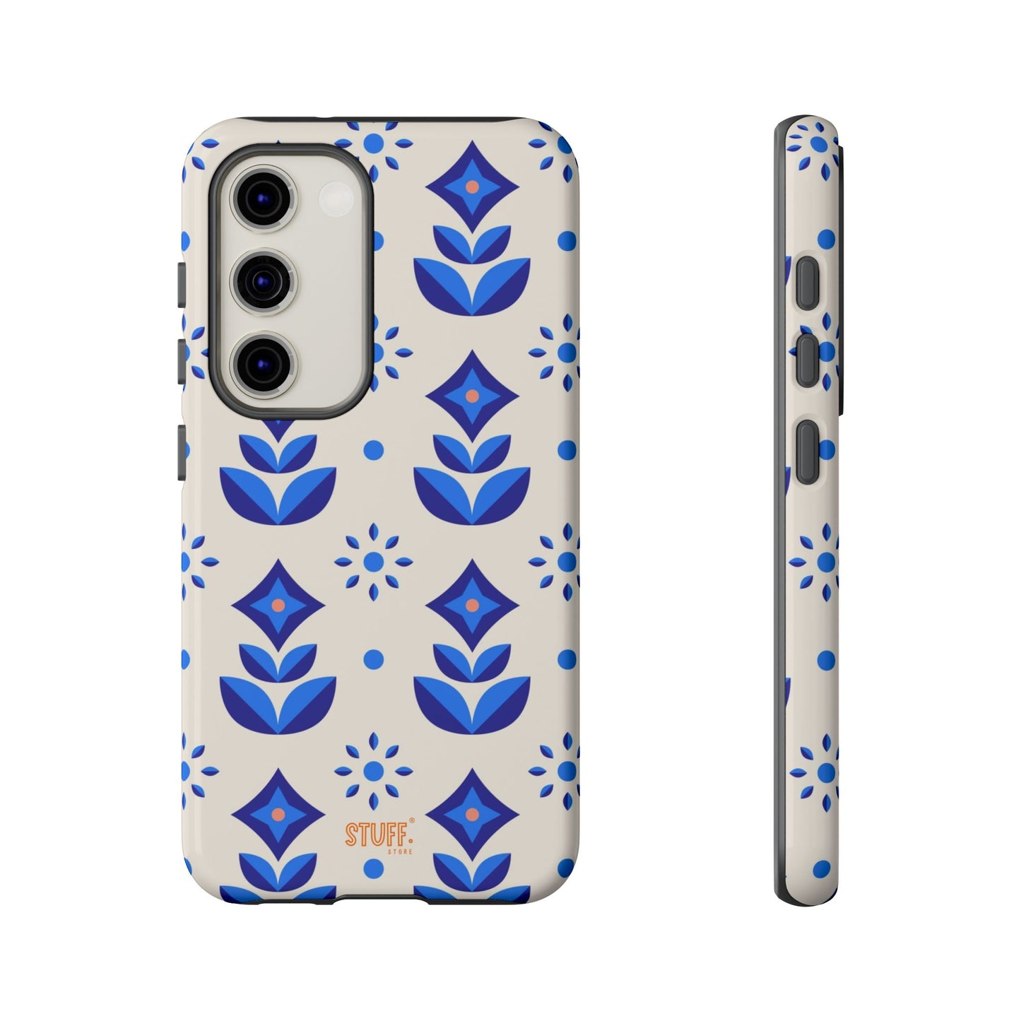 Floral Case | Coque résistante double protection avec Design Fleuri