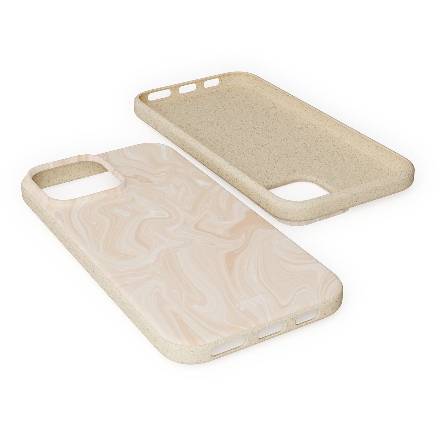 Liquid Marble Case | Coque Eco-Friendly en Bambou et Bioplastique Effet Marbré - Disponible avec Emballage Cadeau