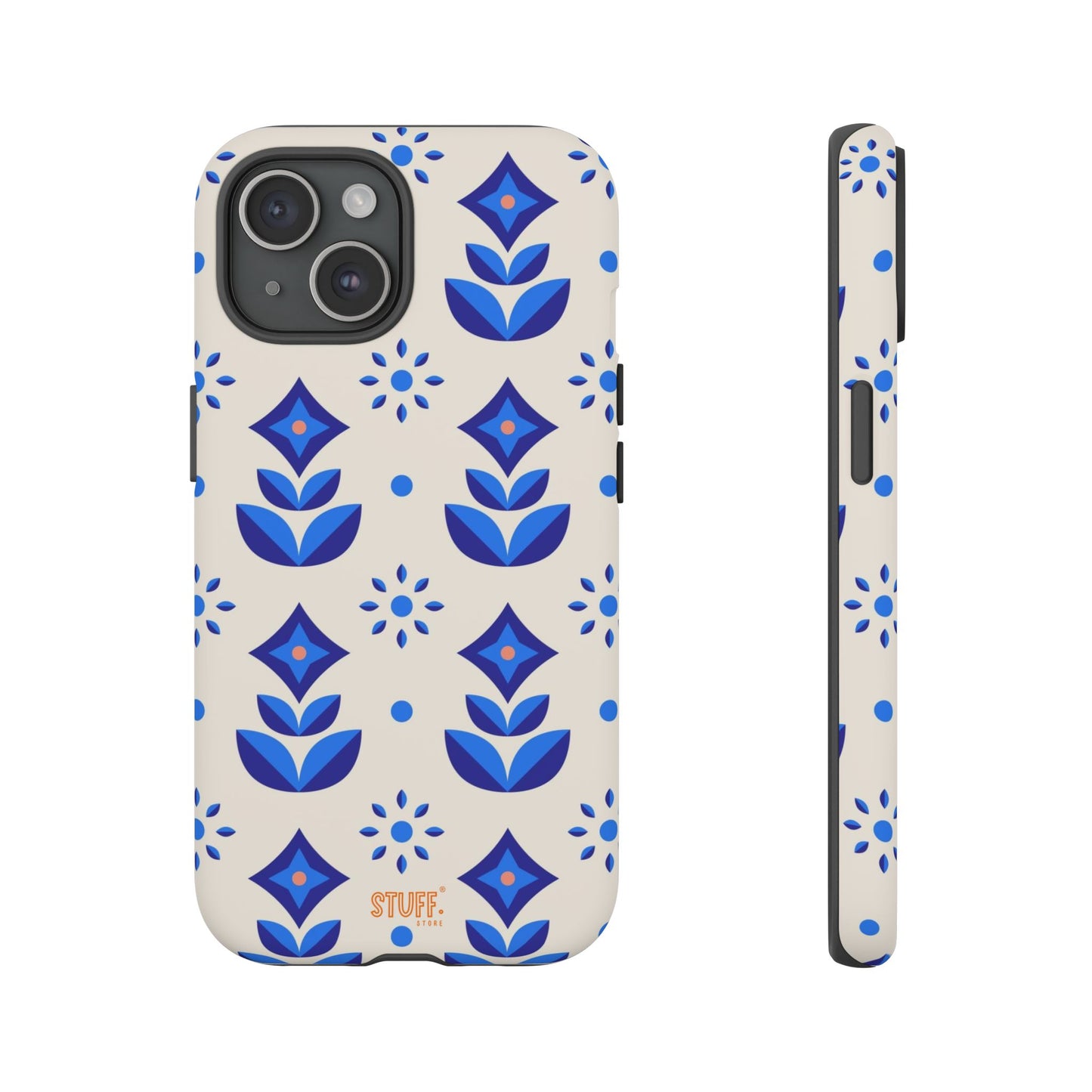 Floral Case | Coque résistante double protection avec Design Fleuri